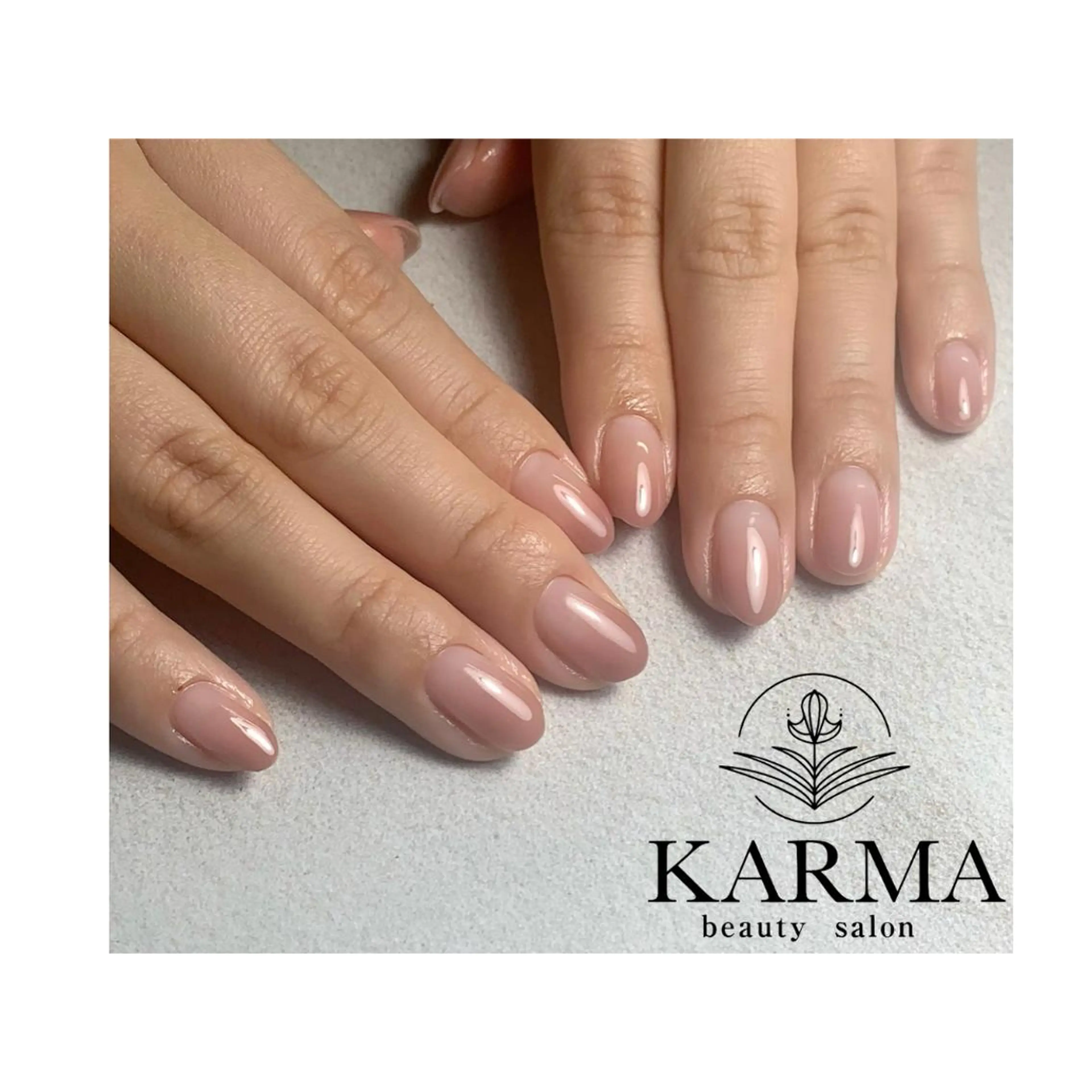 ロング ネイル グラデーション ハンドネイル KARMA salonのネイルデザイン