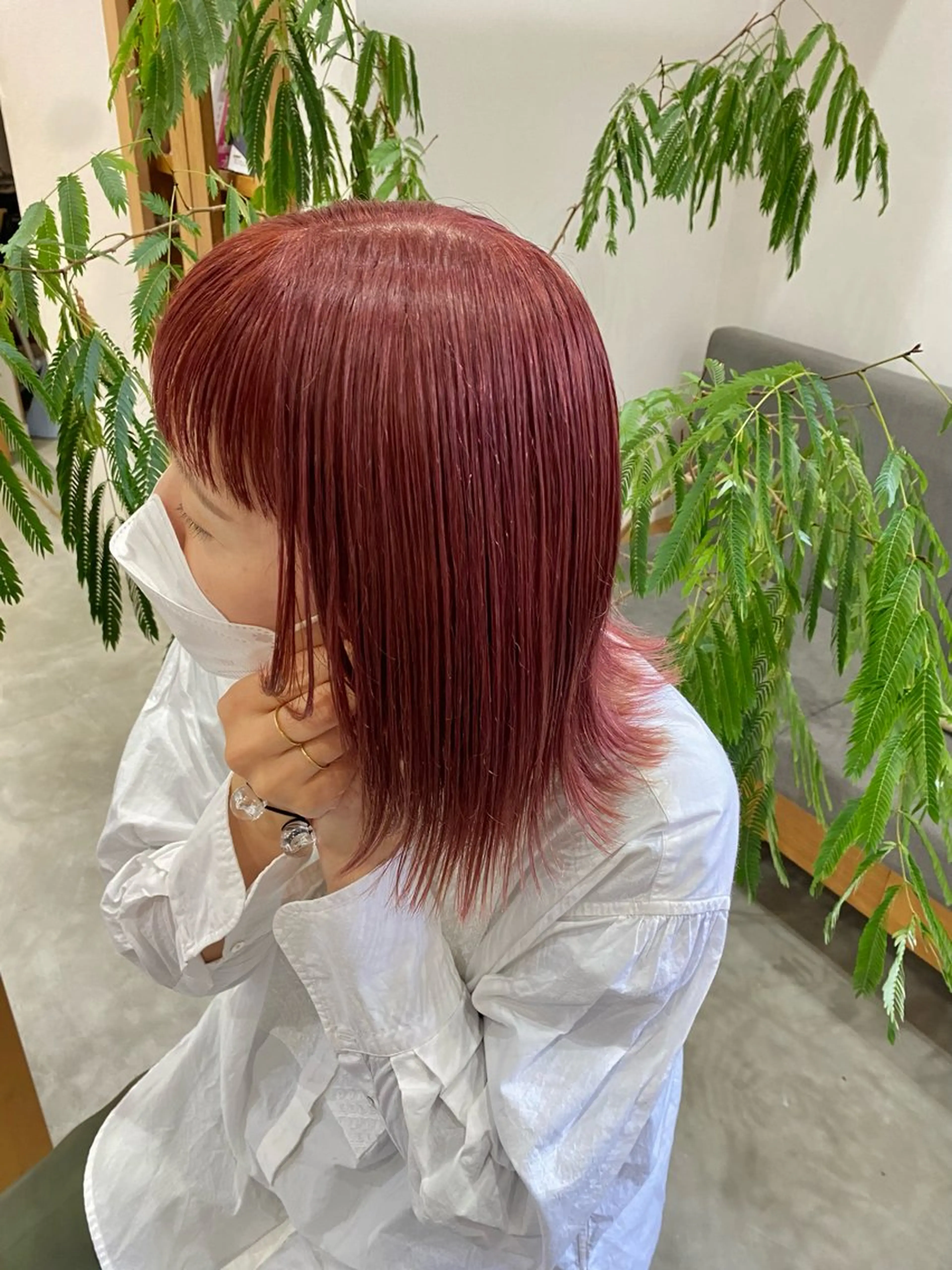 ミディアム カラー ヘアカラー トリートメント ヘッドスパ fulam所属・MIKU ／fulamのヘアスタイル
