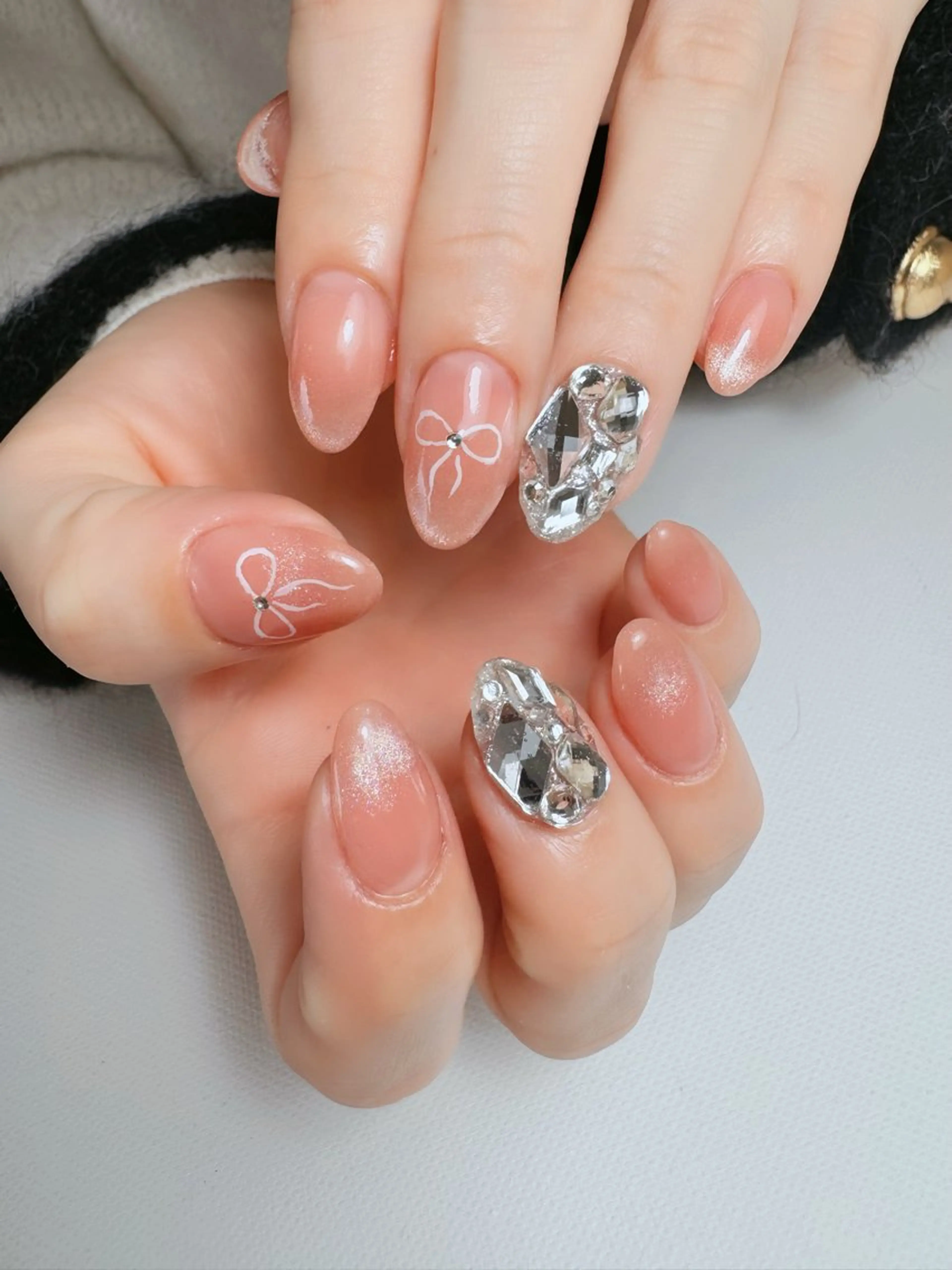 ネイル ハンドネイル 【miyuki】 Bio nailのネイルデザイン