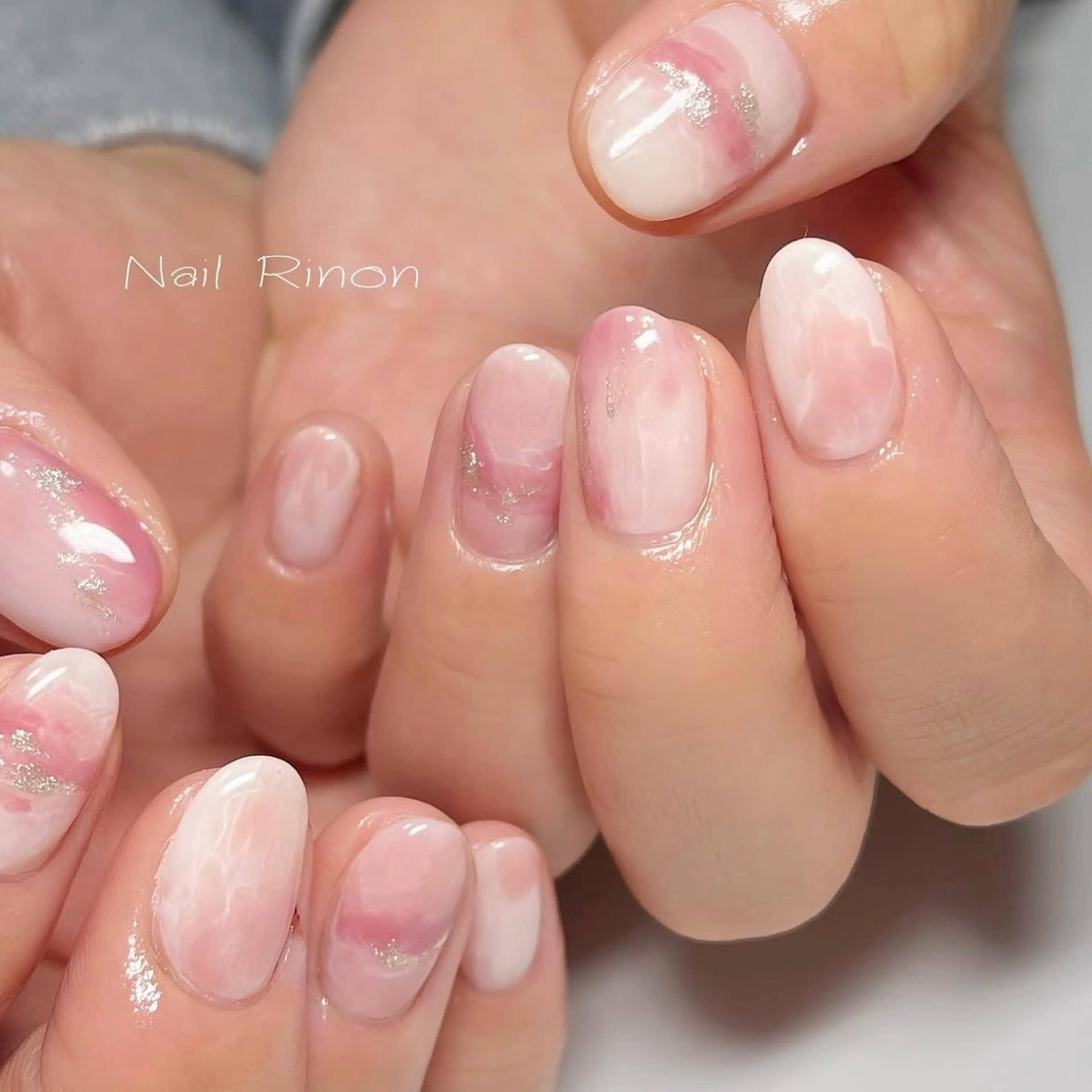 ネイル ニュアンスネイル ハンドネイル Nail Rinonのネイルデザイン