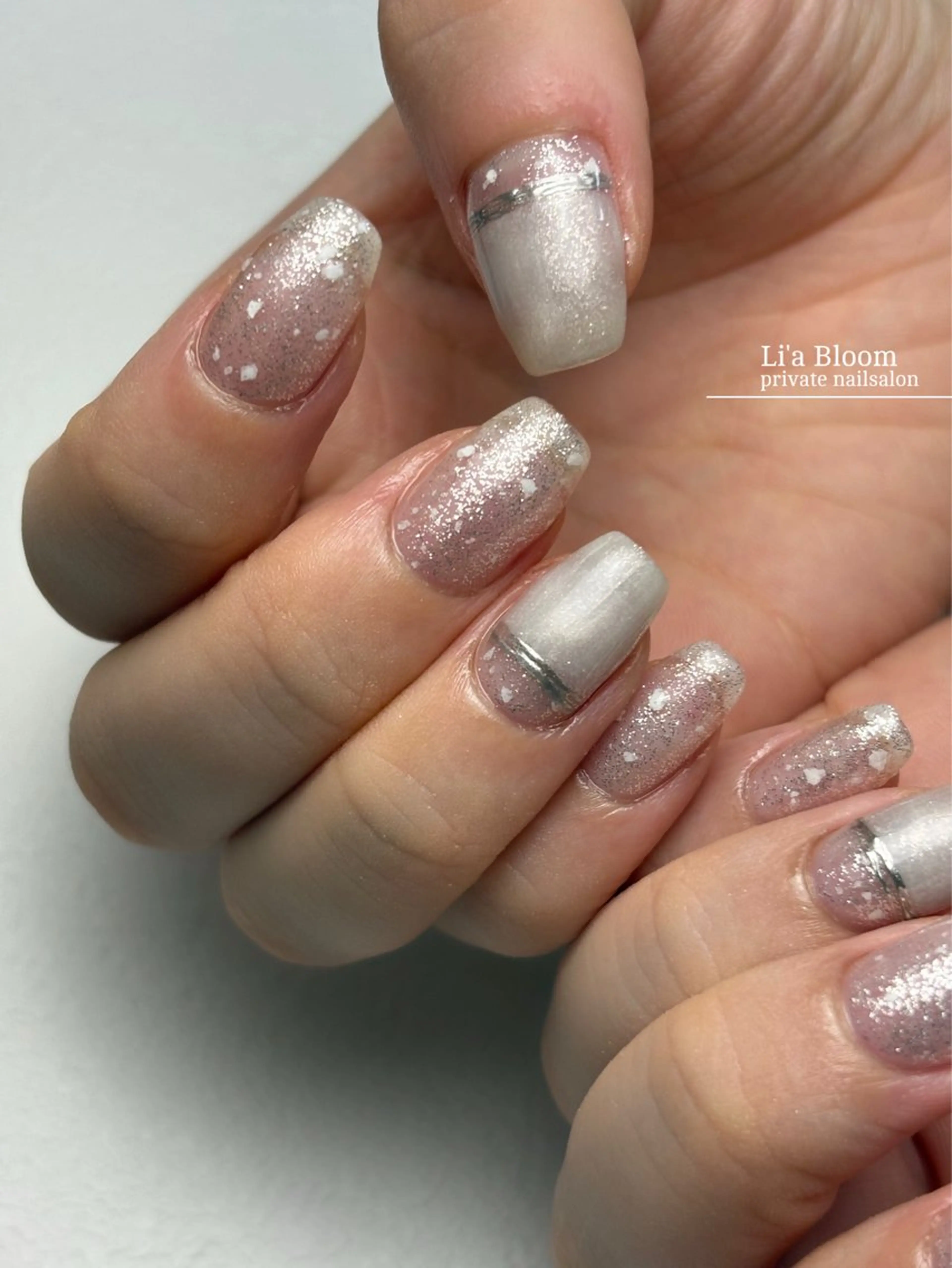 ネイル ハンドネイル Li'a Bloom所属・🦋🤍 madoka🤍のネイルデザイン