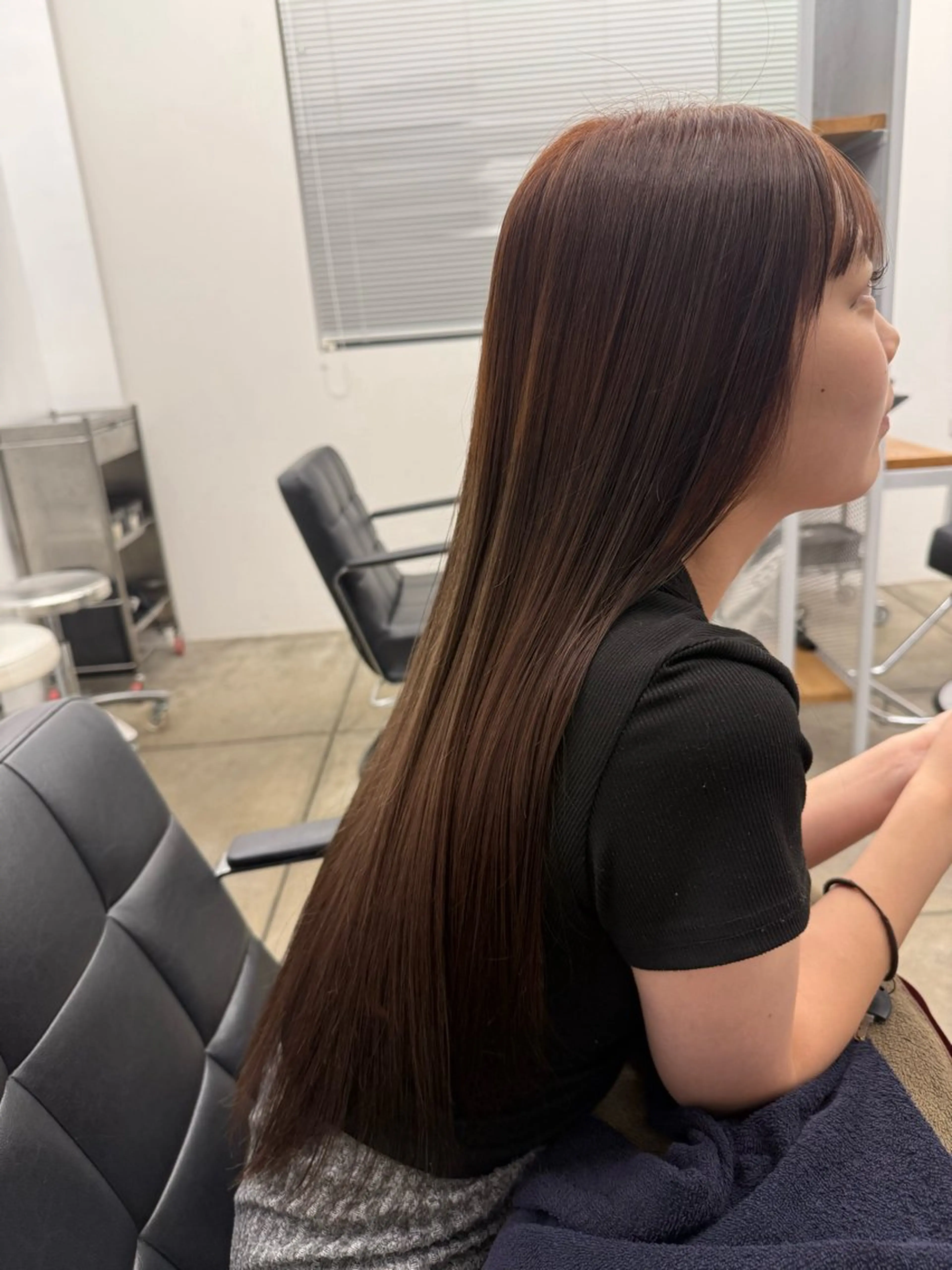 ロング カラー ブラウンカラー ダブルカラー 竹山 功起のヘアスタイル