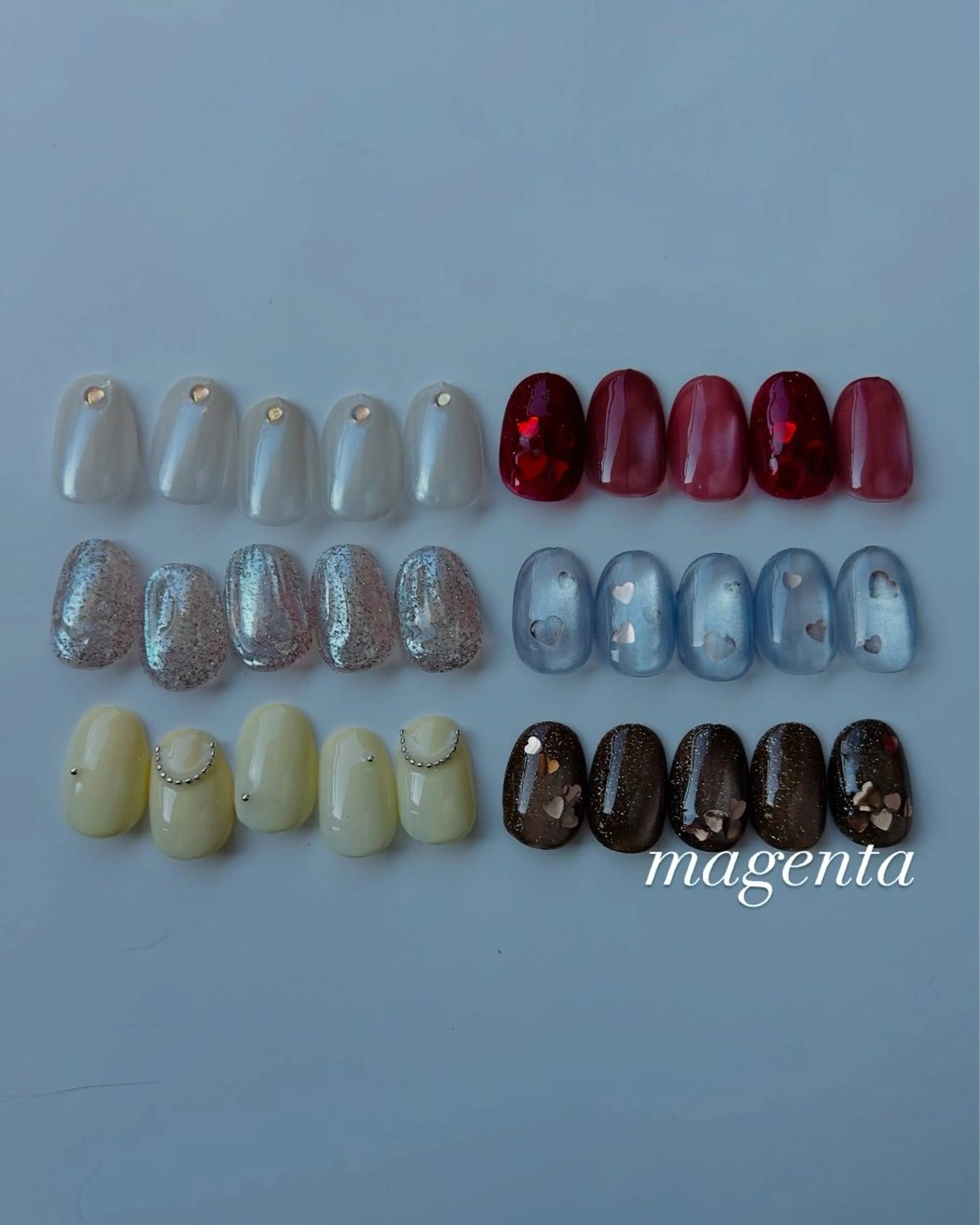 ネイル バレンタイン フットネイル nailsalon magentaのネイルデザイン