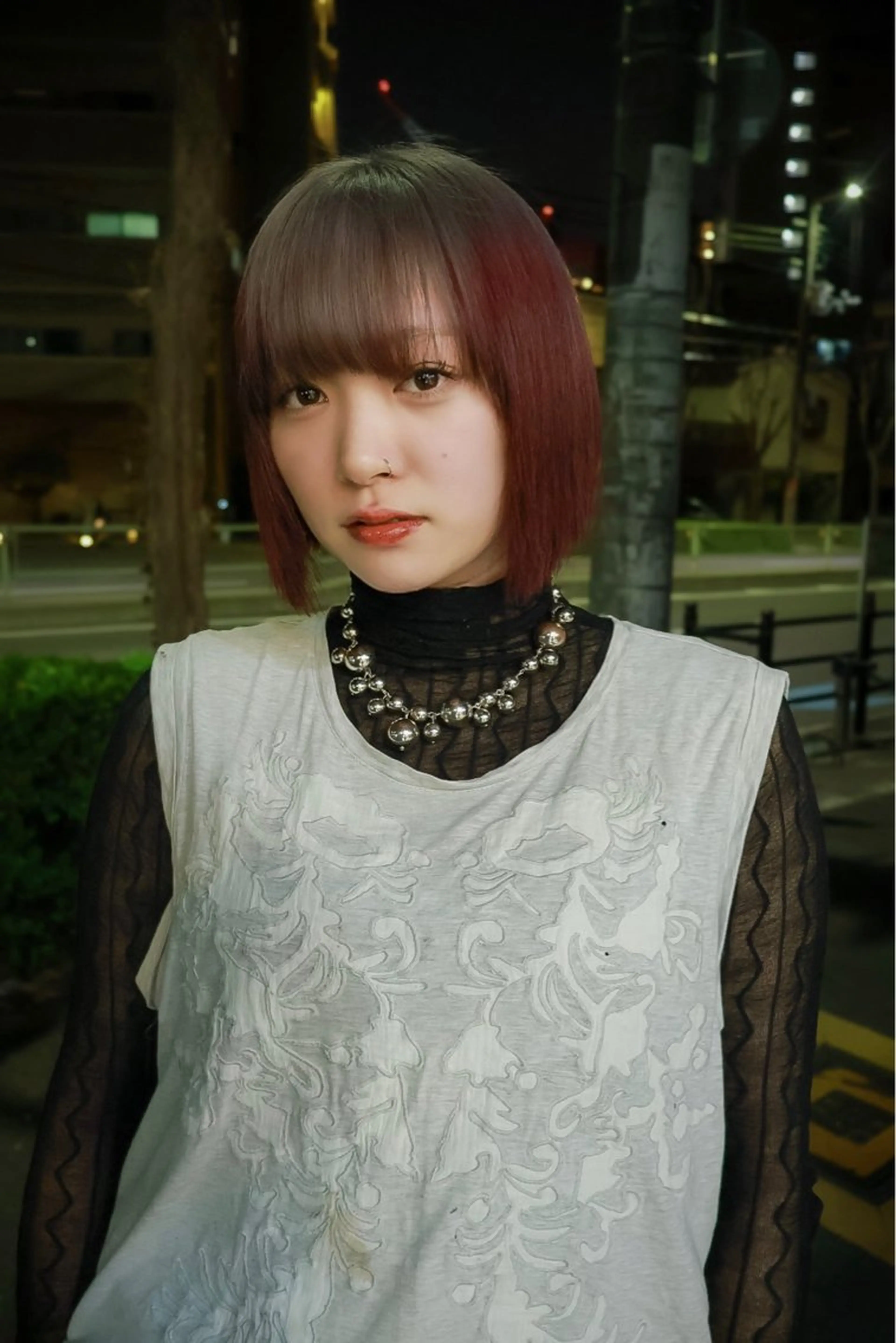 ミディアム ヘアカラー トリートメント メンズ/ハイトーン 特化/中崎町/ミユのヘアスタイル