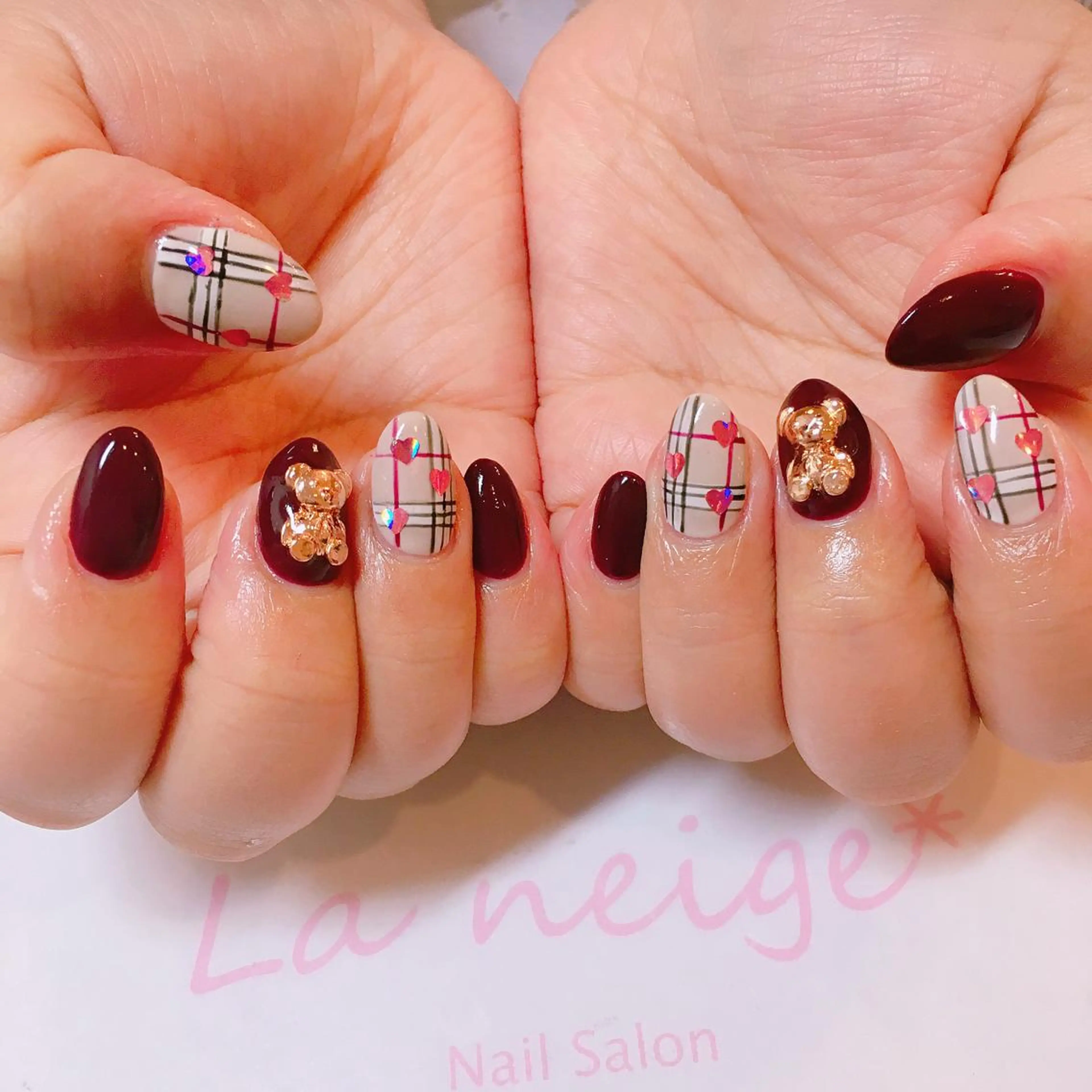 ネイル La neige* yuki 🥯🍑のネイルデザイン