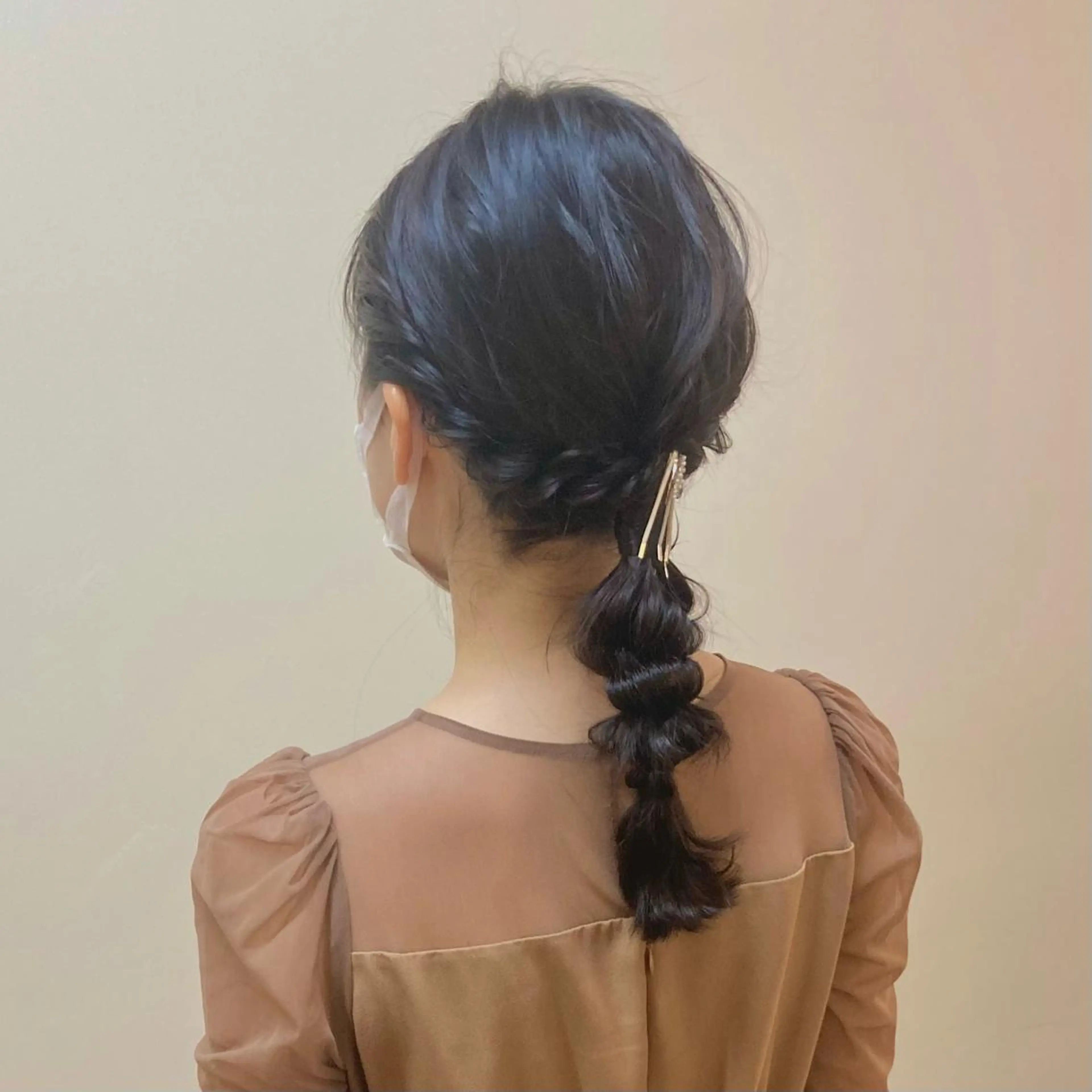 セミロング ヘアアレンジ ヘアセット/エクステ cocoro🐹🎀のヘアスタイル