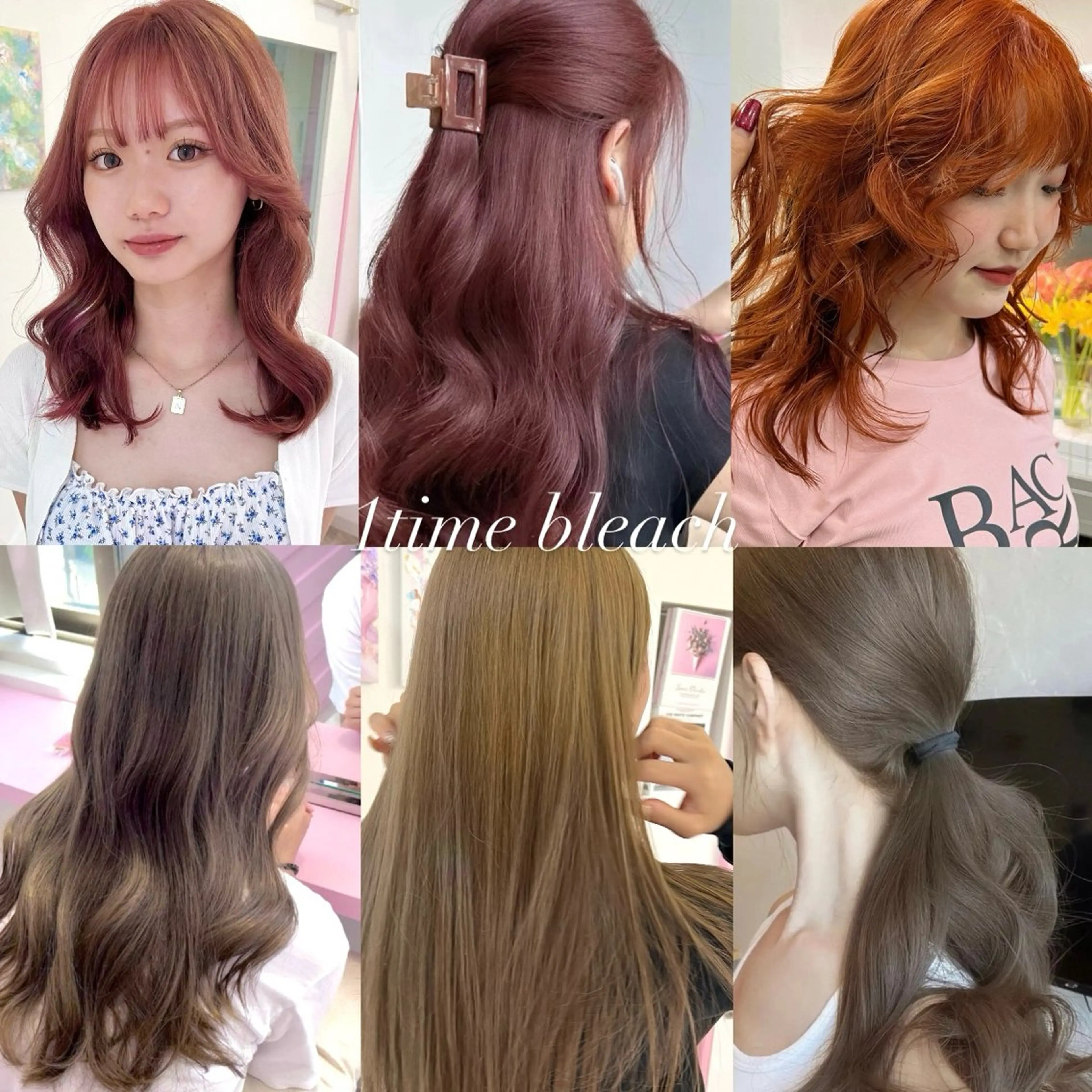 ロング ヘアカラー トリートメント ハイトーン♡ブリーチ ♡エクステ♡nanaのヘアスタイル