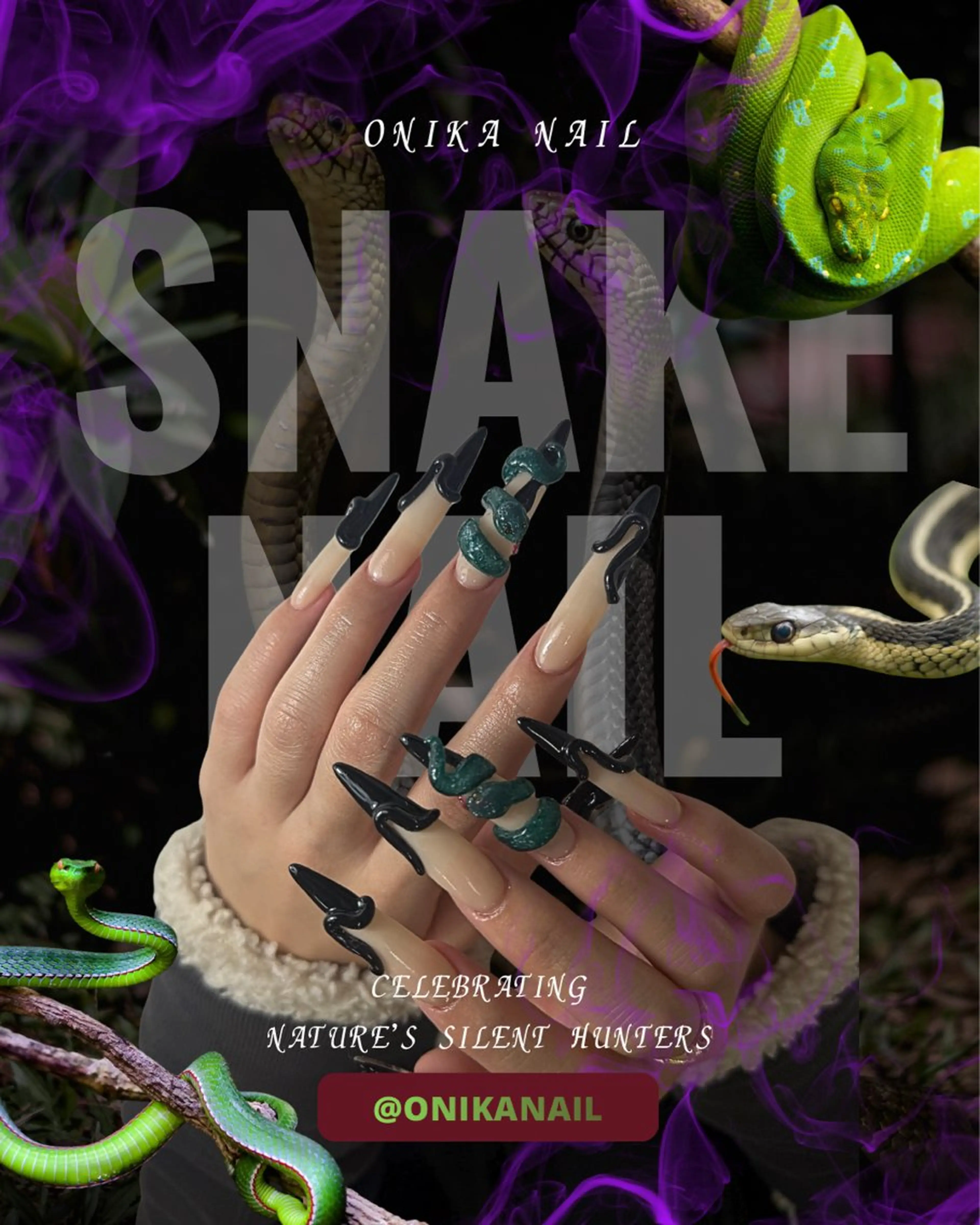 ネイル ONIKA Nail 青山通り店所属・ONIKA Nail 表参道A4🦋2分のネイルデザイン