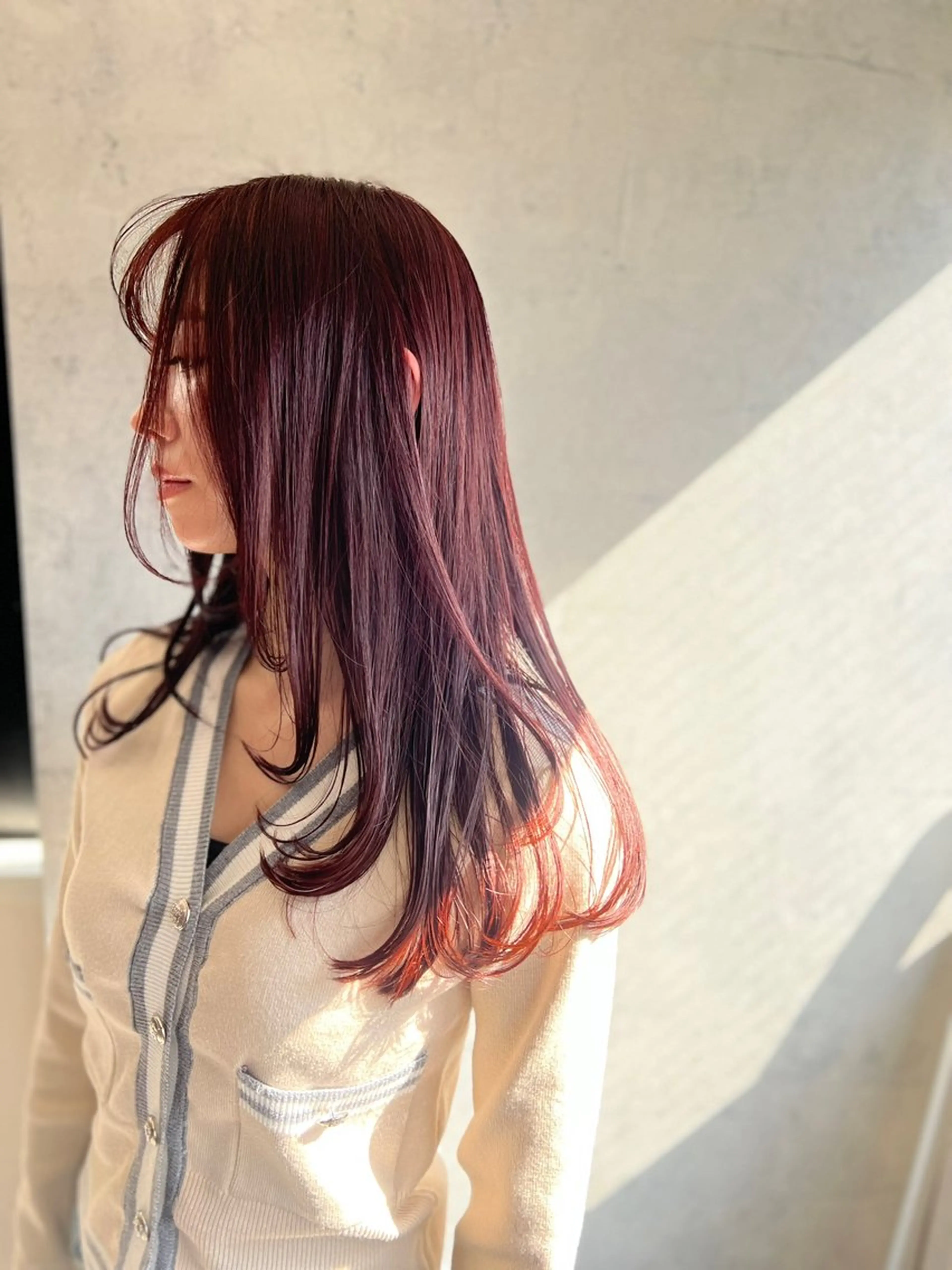 ヘアカラー　＋　最高級TOKIOトリートメントの写真