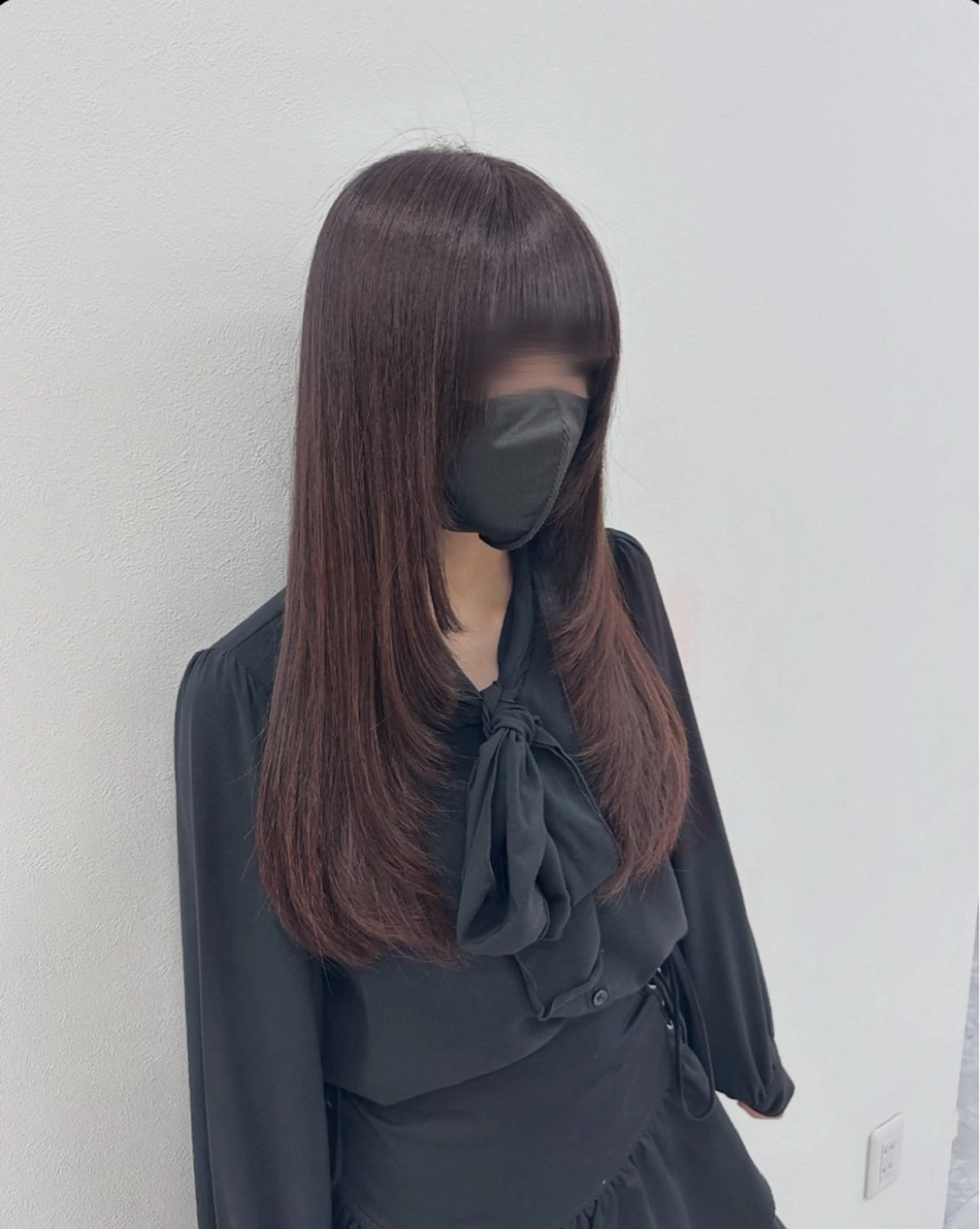 ロング カラー パーマ ヘアアレンジ メンズ キッズ ♥️韓国ヘア レイヤー♥️ゆりのヘアスタイル