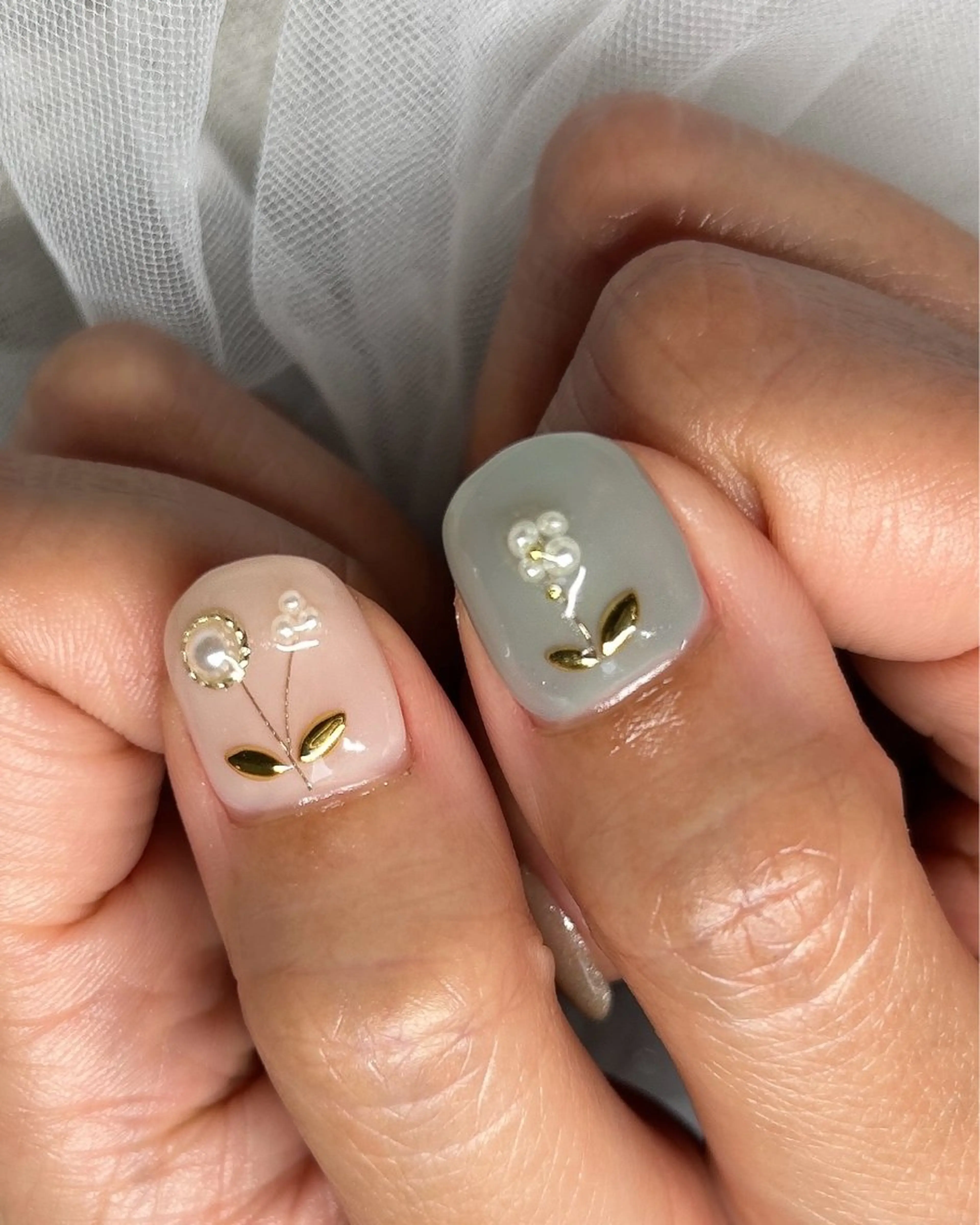 ネイル アートネイル ハンドネイル ten nail salon　かえでのネイルデザイン
