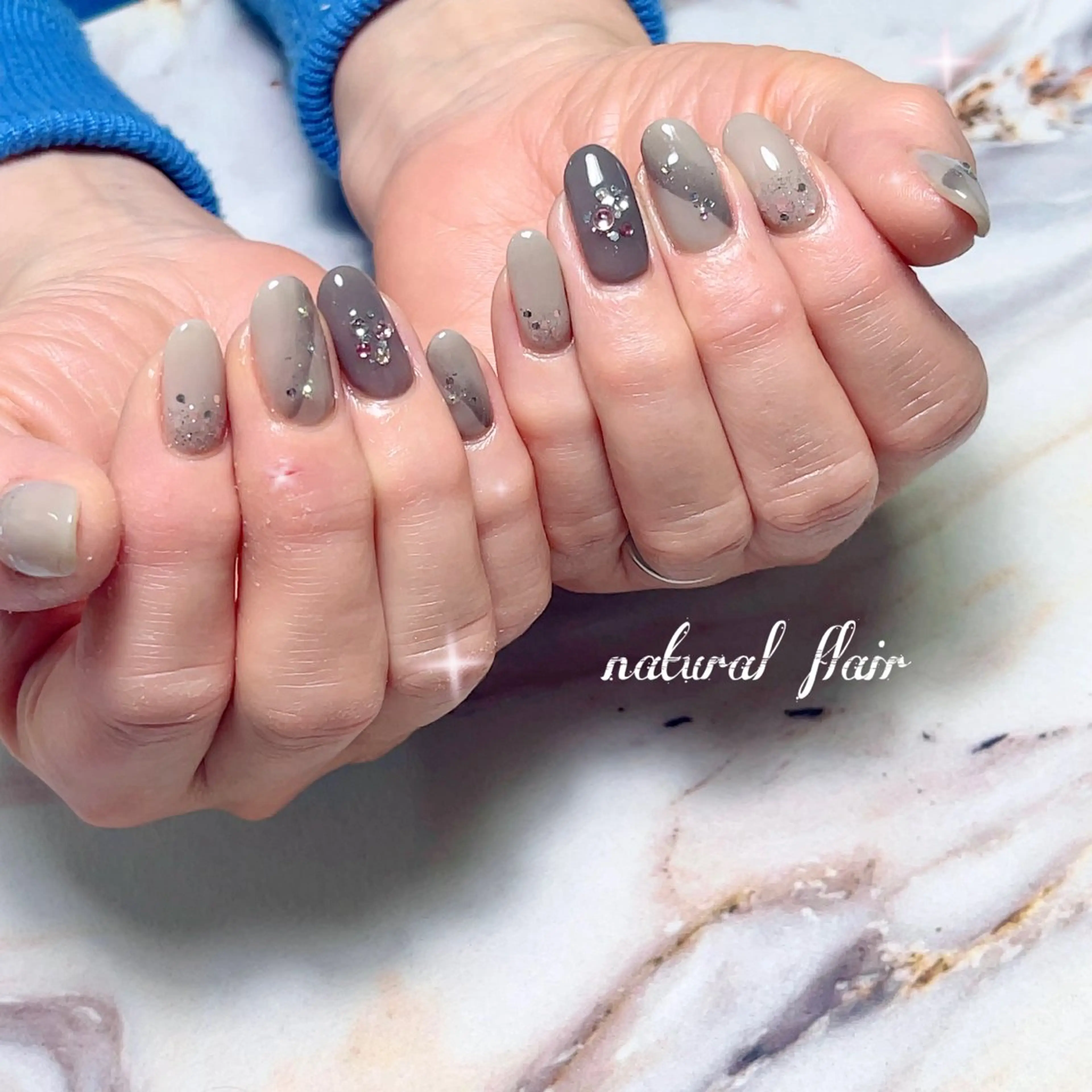 ネイル ハンドネイル natural flairのネイルデザイン