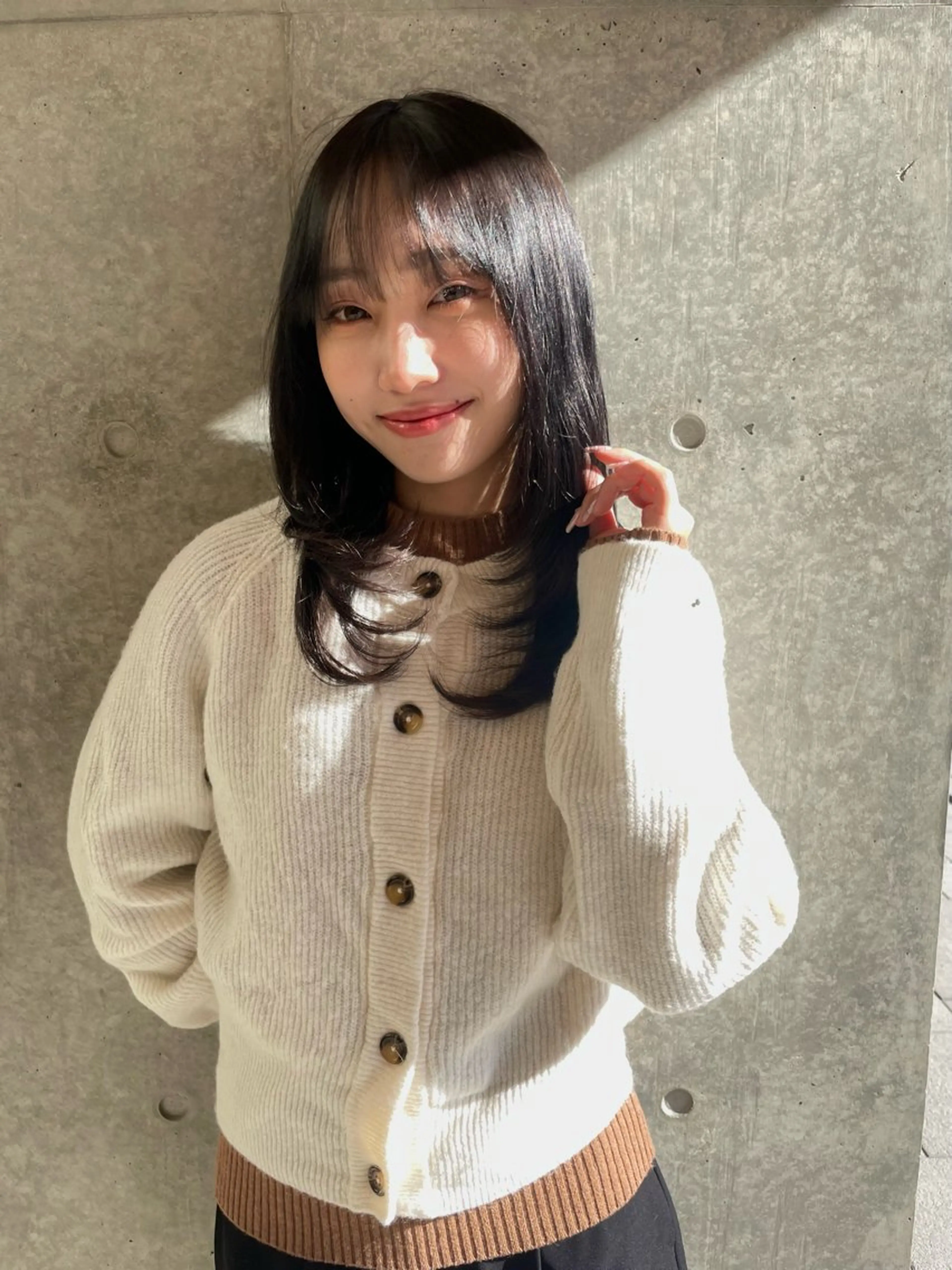 セミロング 🐶men'scut SYUMA🐶のヘアスタイル