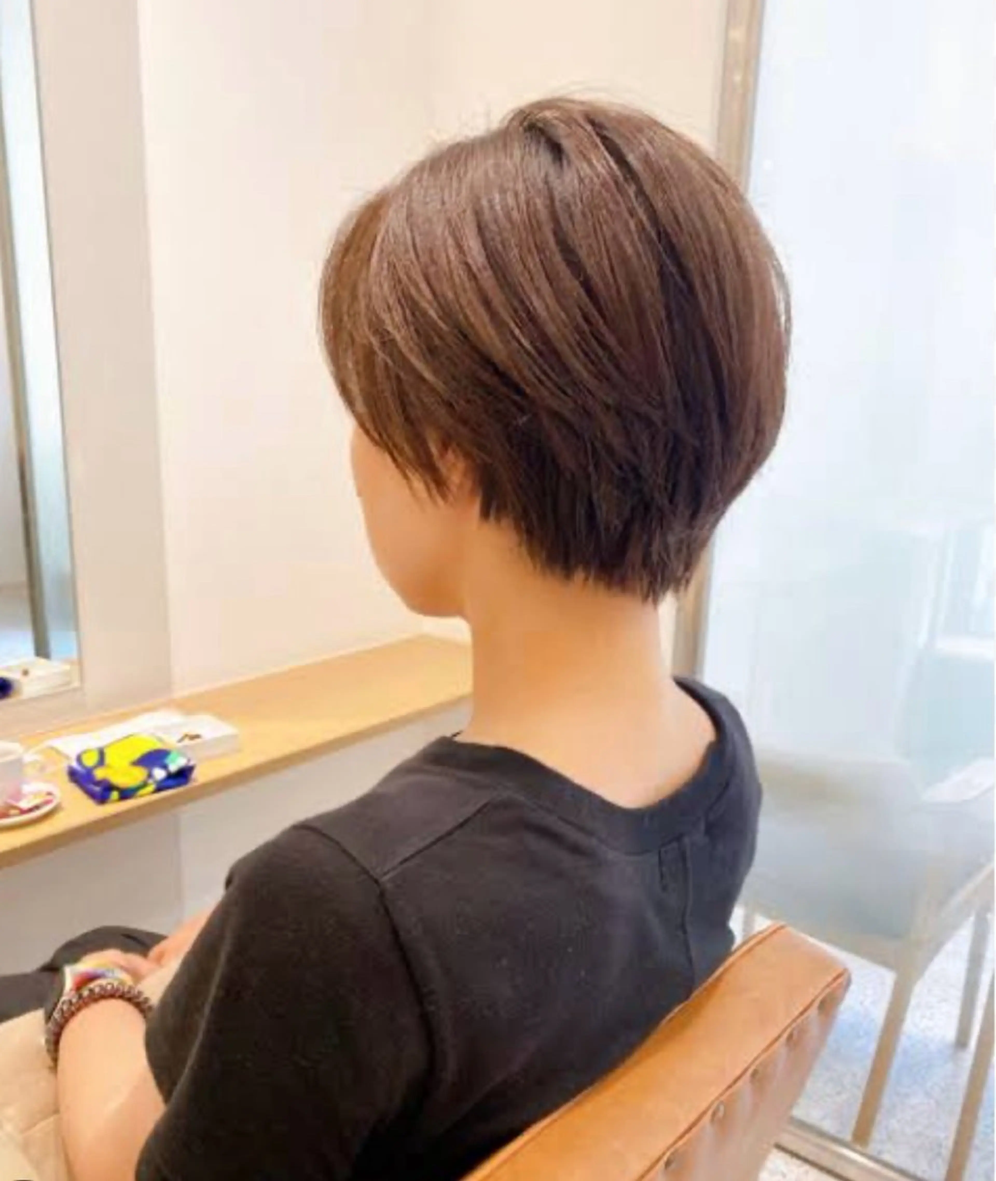 レディースショートの練習モデルです🙇‍♀️の写真