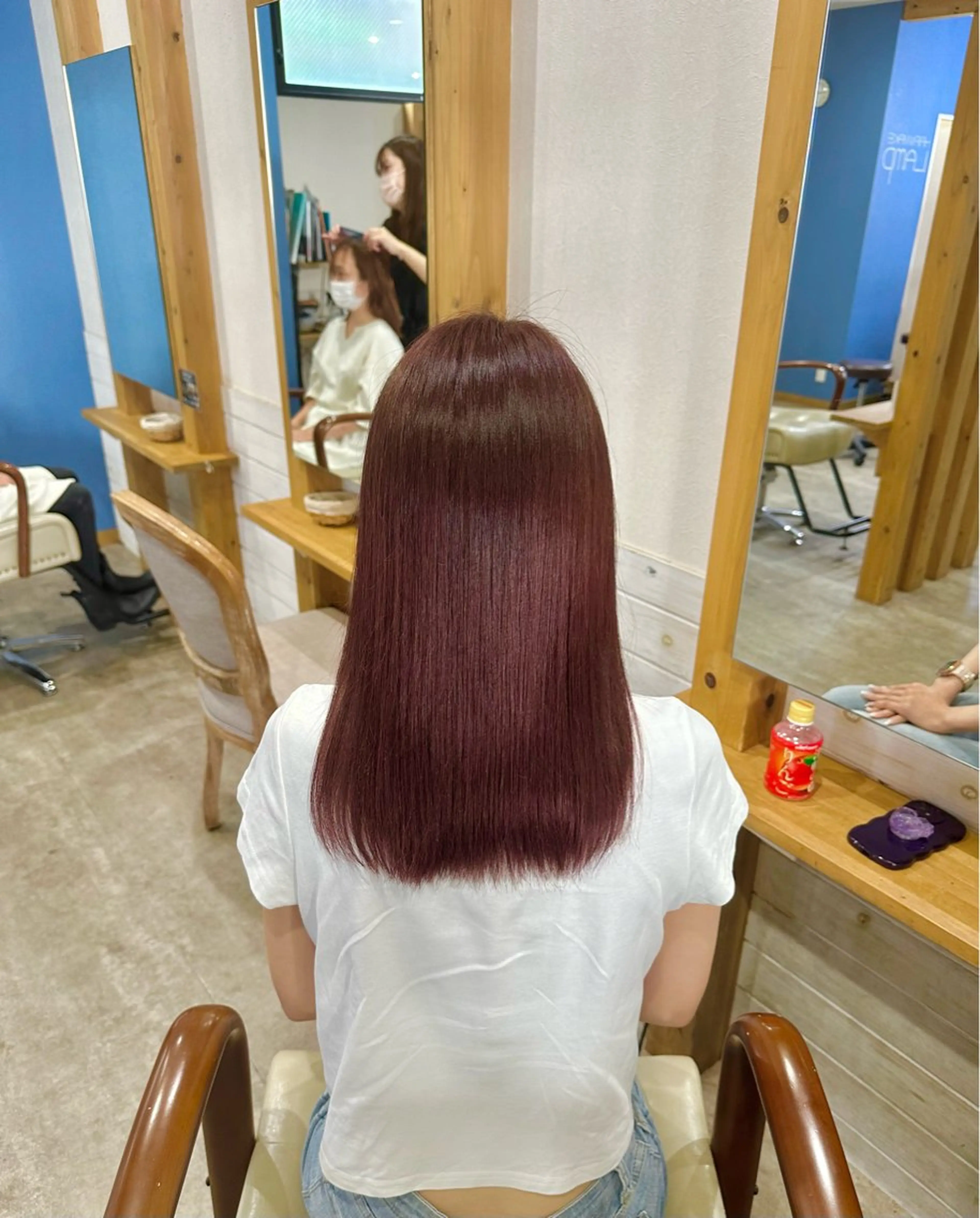 セミロング ヘアカラー ハイクオリティカラー /kizunaのヘアスタイル