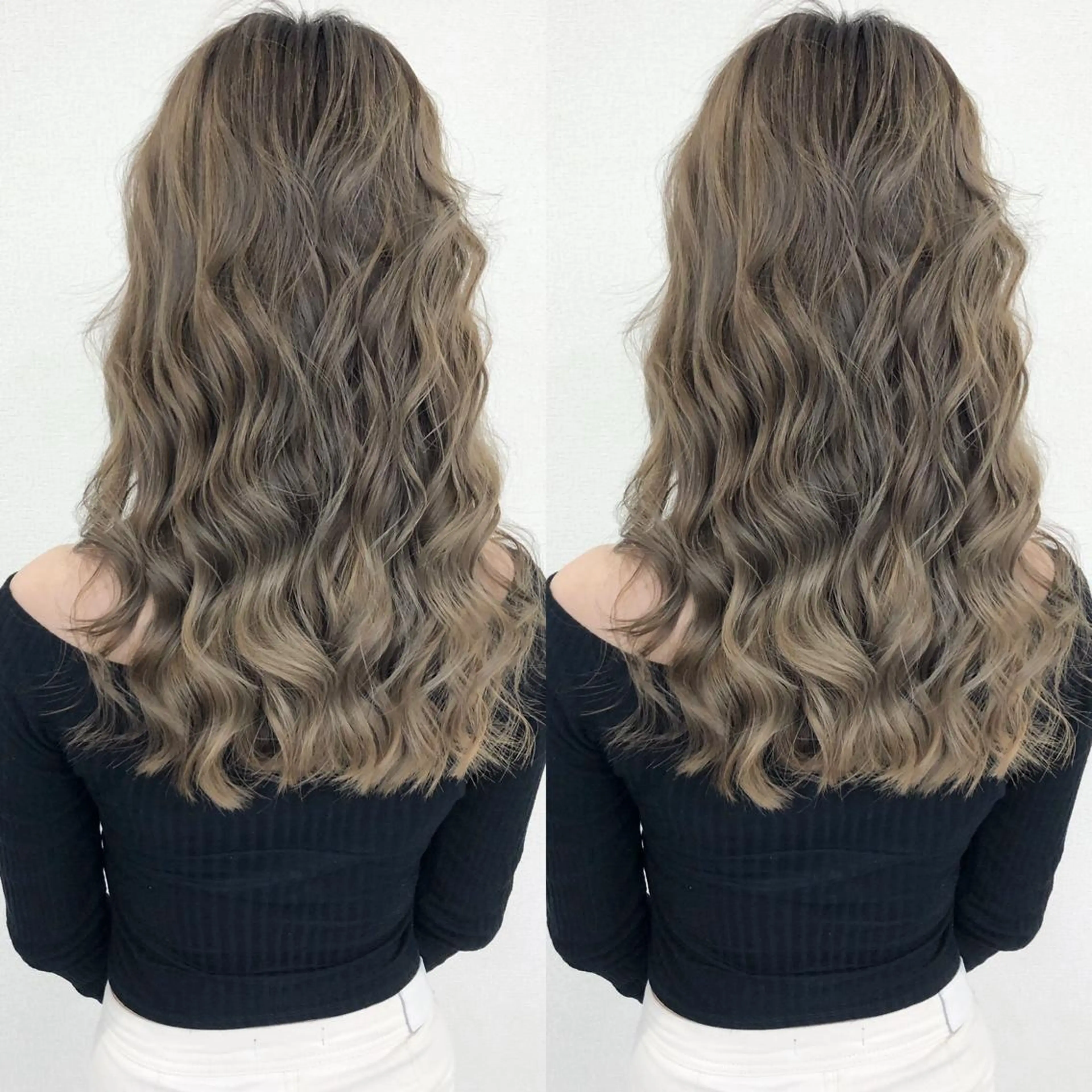 ロング カラー ヘアカラー Hanna by W_SALONのヘアスタイル