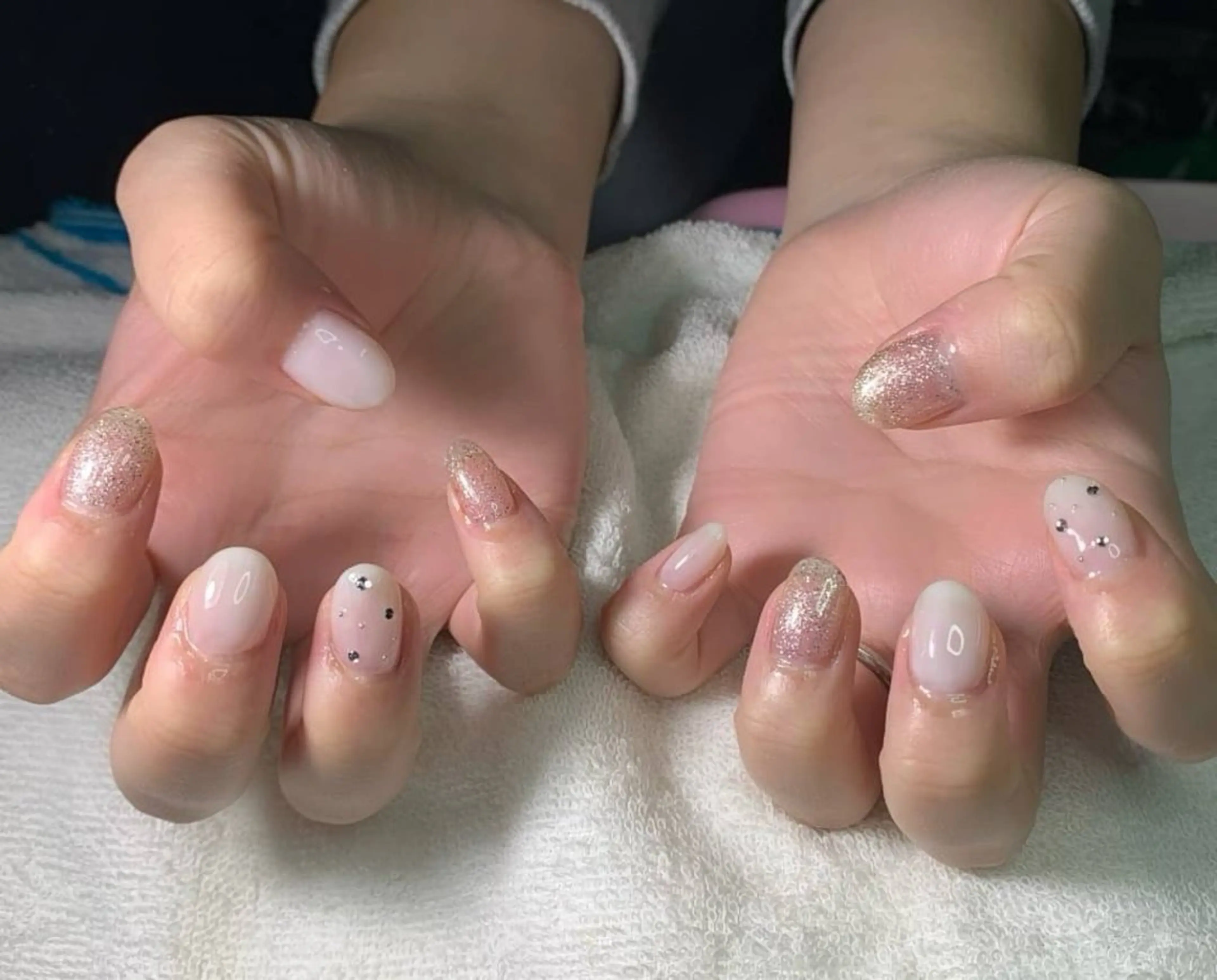 ネイル 長さ出し ハンドネイル フットネイル MHR nailのネイルデザイン
