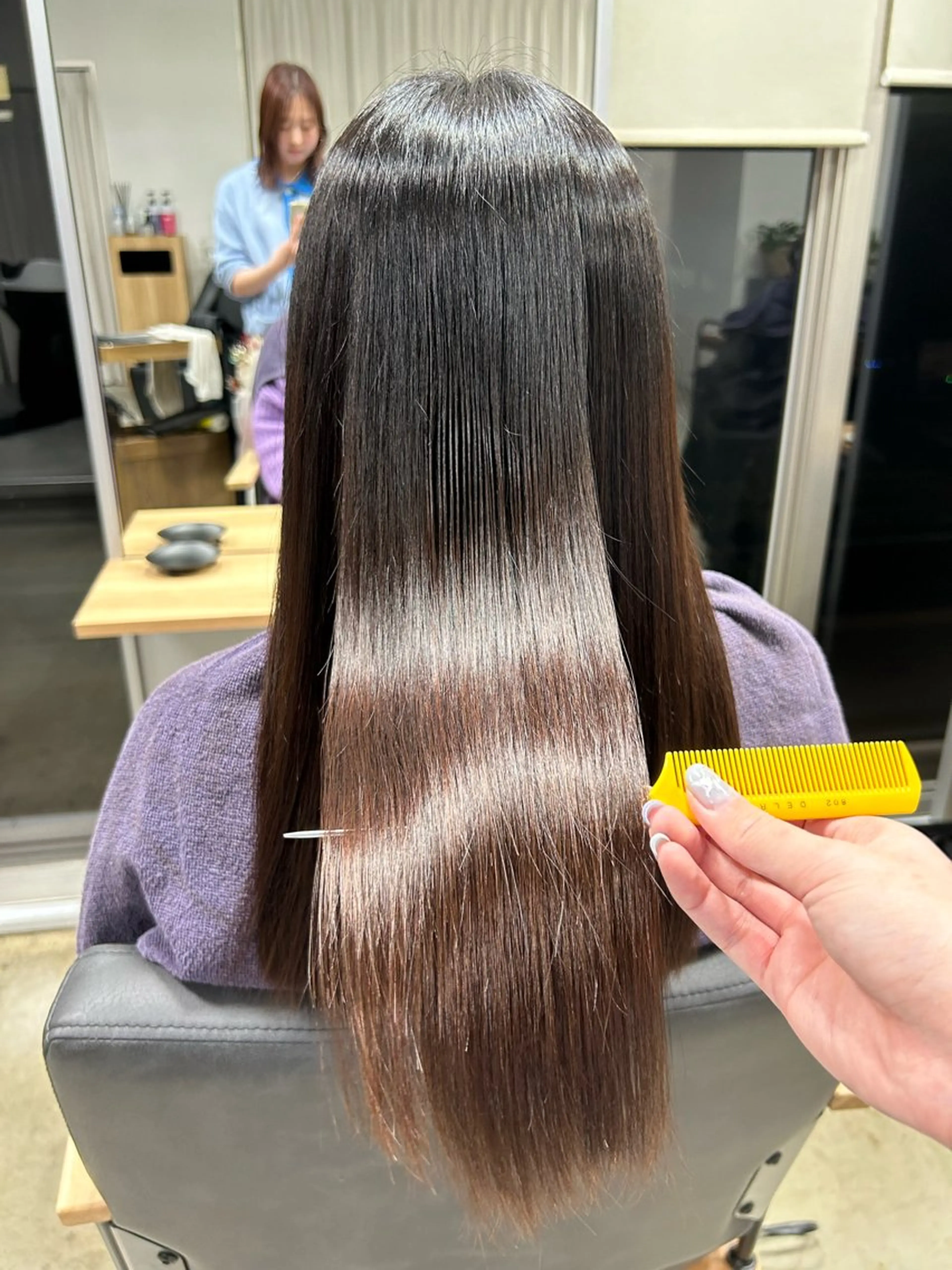 セミロング トリートメント 津田 七美希のヘアスタイル