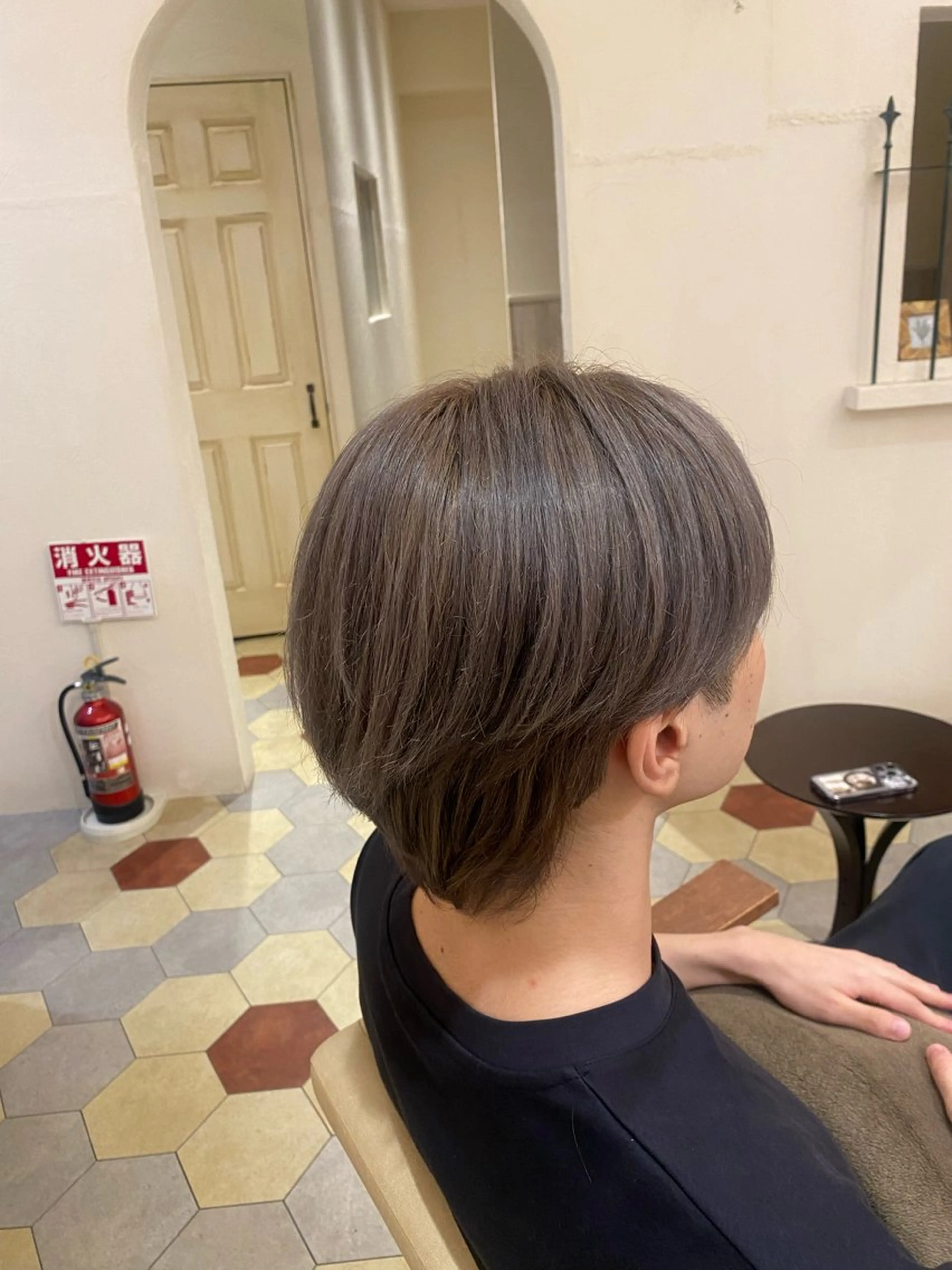 ショート 艶髪/艶カラー/縮毛 /   タキダのヘアスタイル