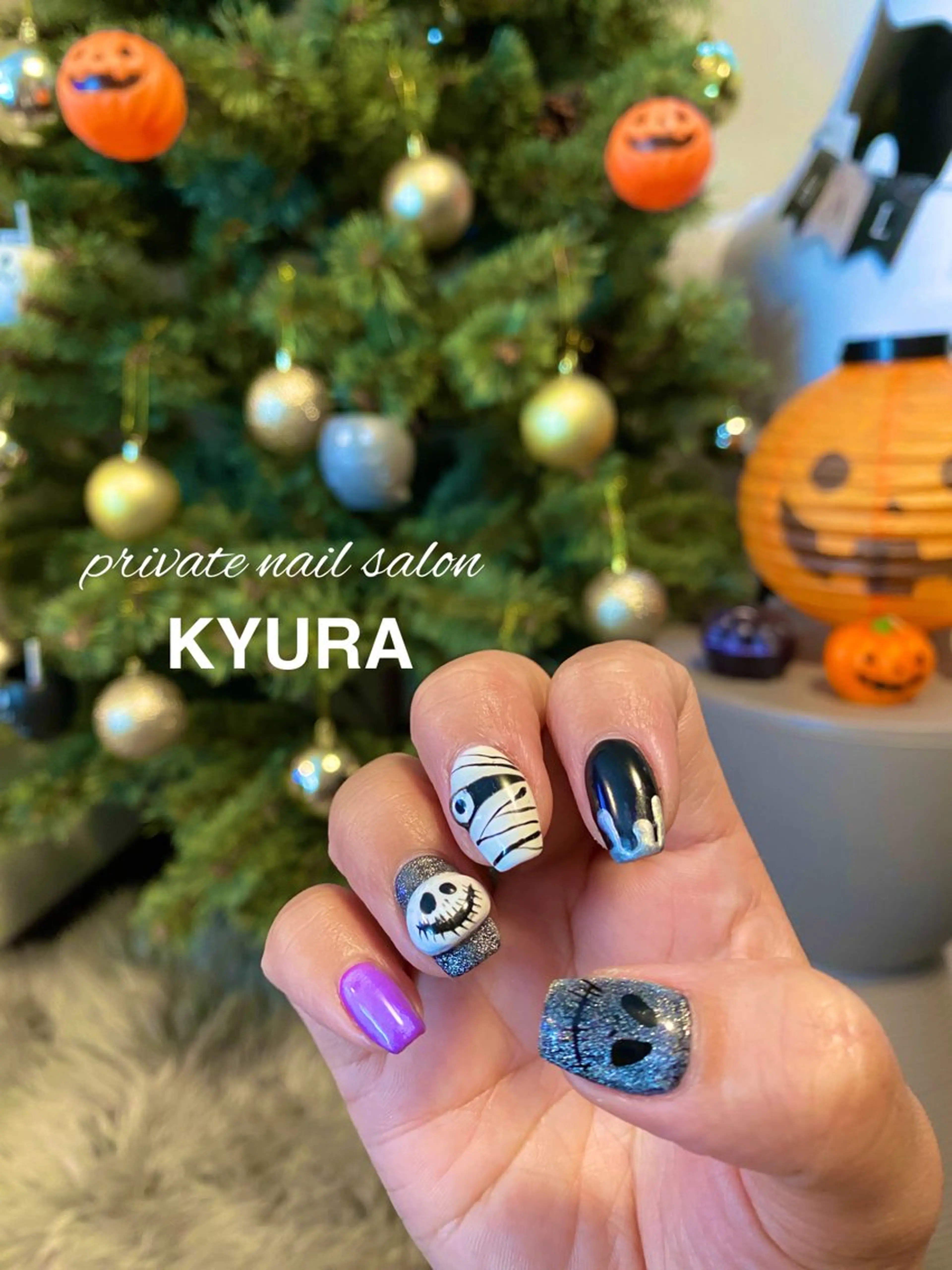 ネイル ハンドネイル 大東市ネイルサロン 【KYURA】ｷｭﾗのネイルデザイン