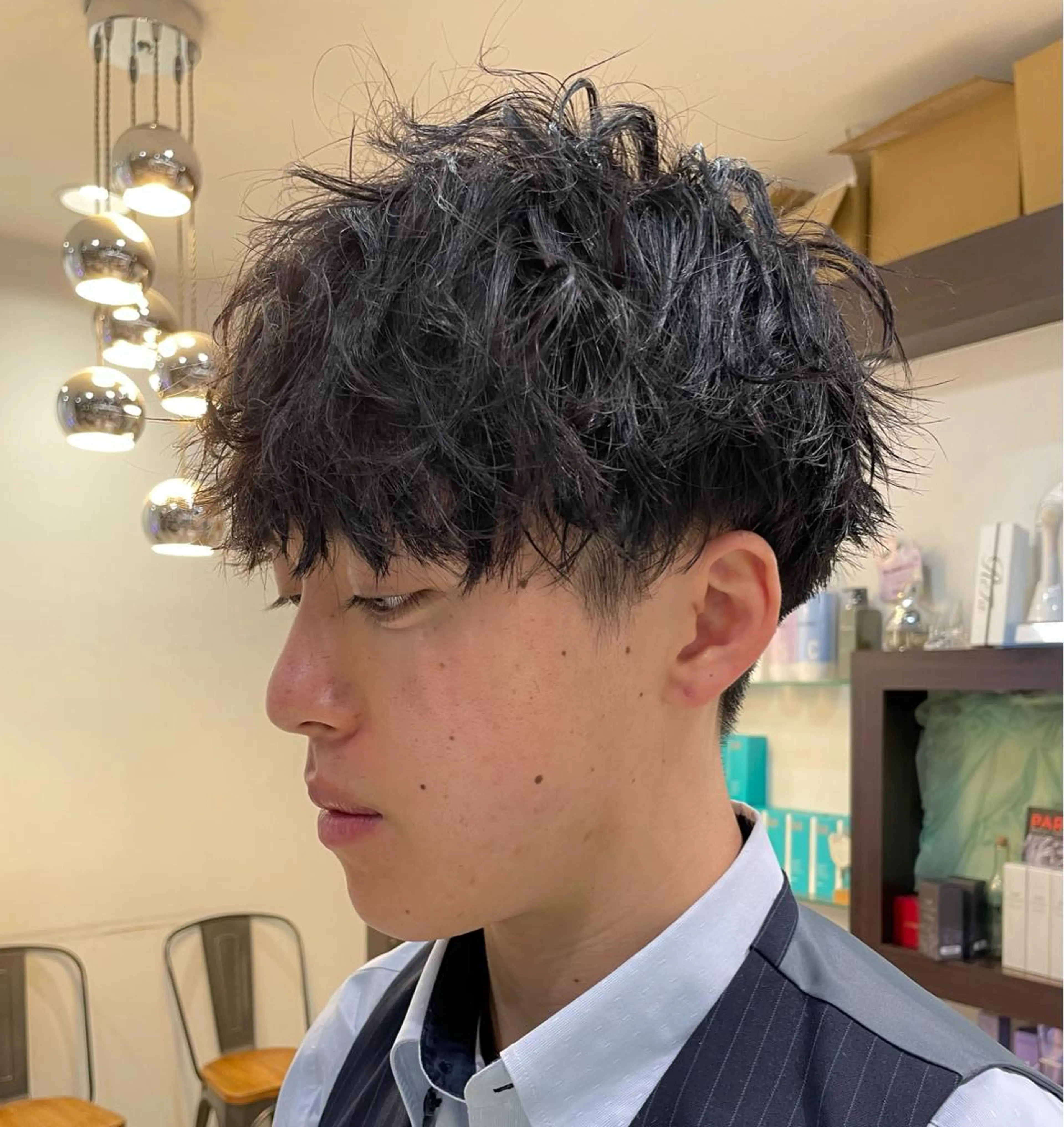 パーマ メンズ カット パーマ メンズ指名no'1 佐藤　亘のヘアスタイル
