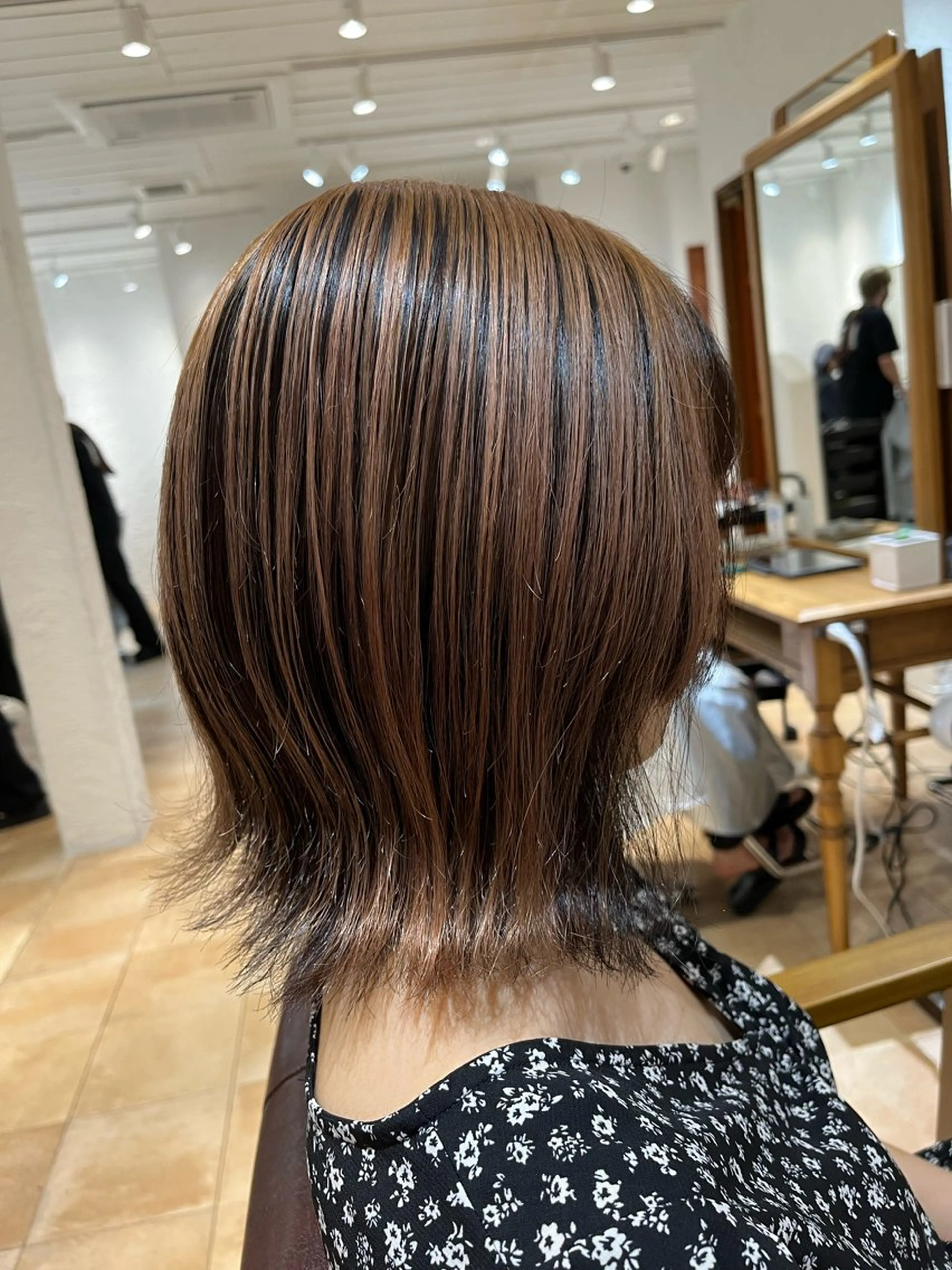 ミディアム カラー ヘアカラー 🌈透明感カラー🌈 🌟吉田祐介🌟のヘアスタイル