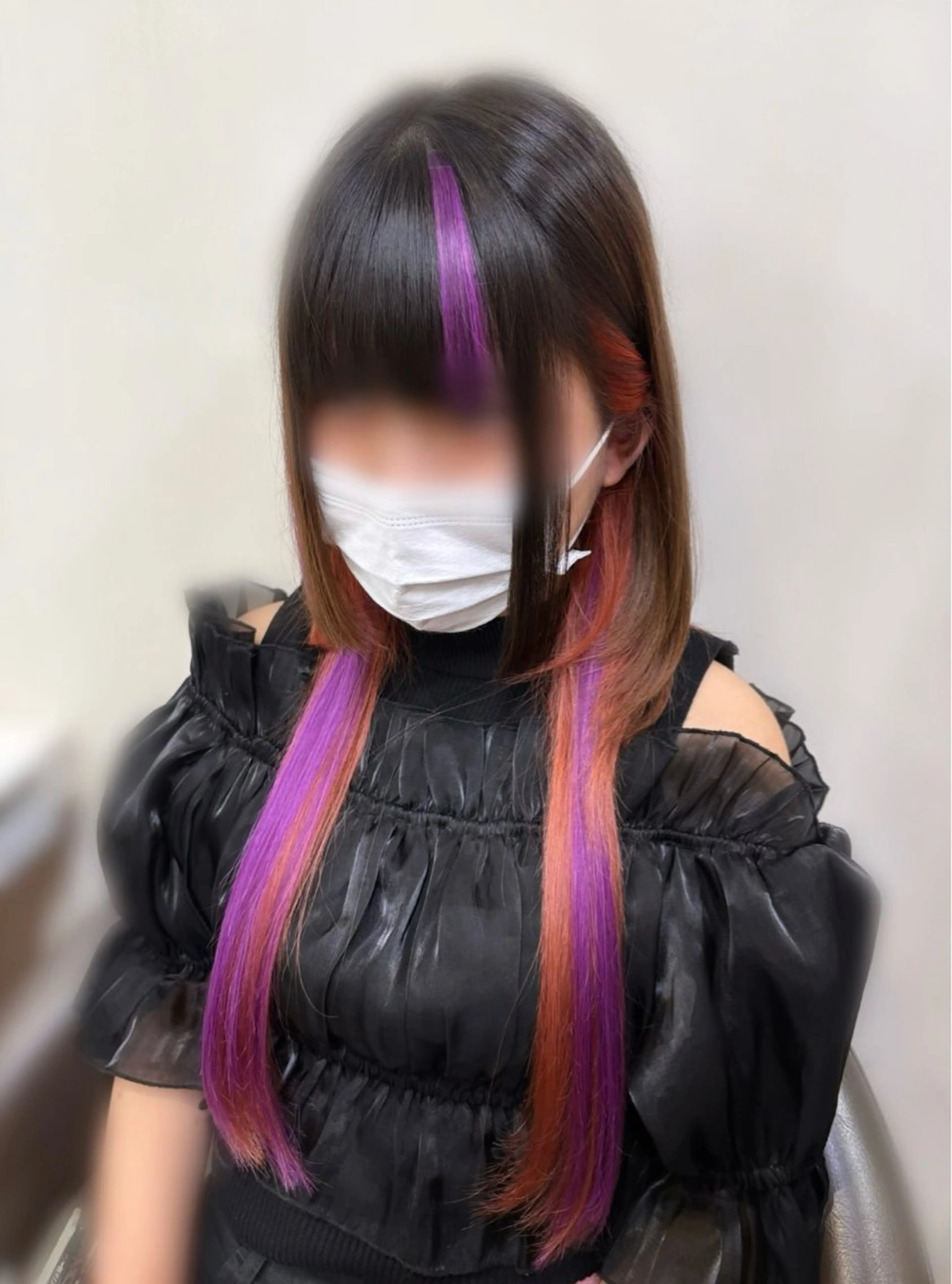 【✨当日限定✨】部分シールエクステ(12本)🎀🖤の写真