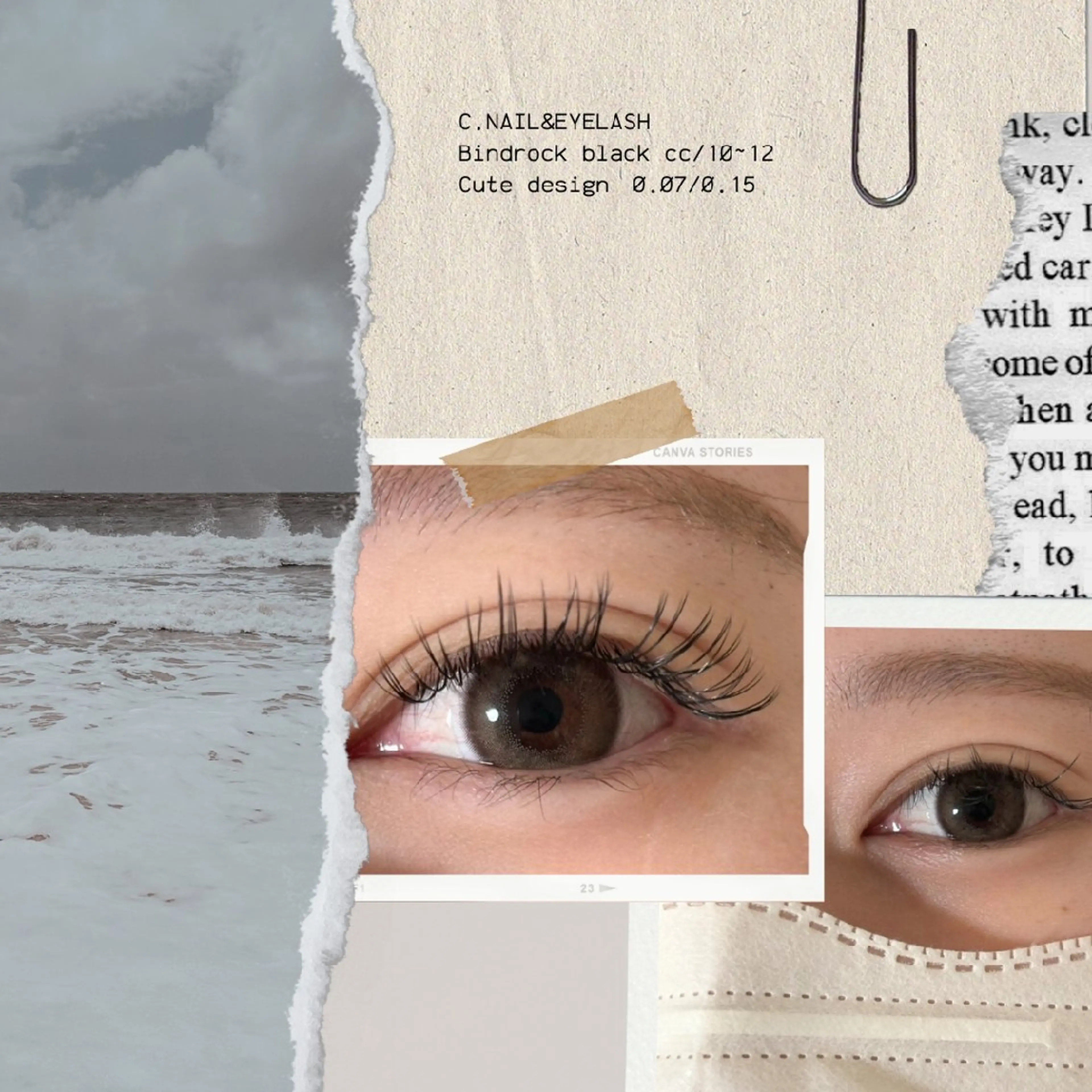 マツエク・マツパ マツエク C.Nail&EYE 　chiharuのマツエク・マツパデザイン