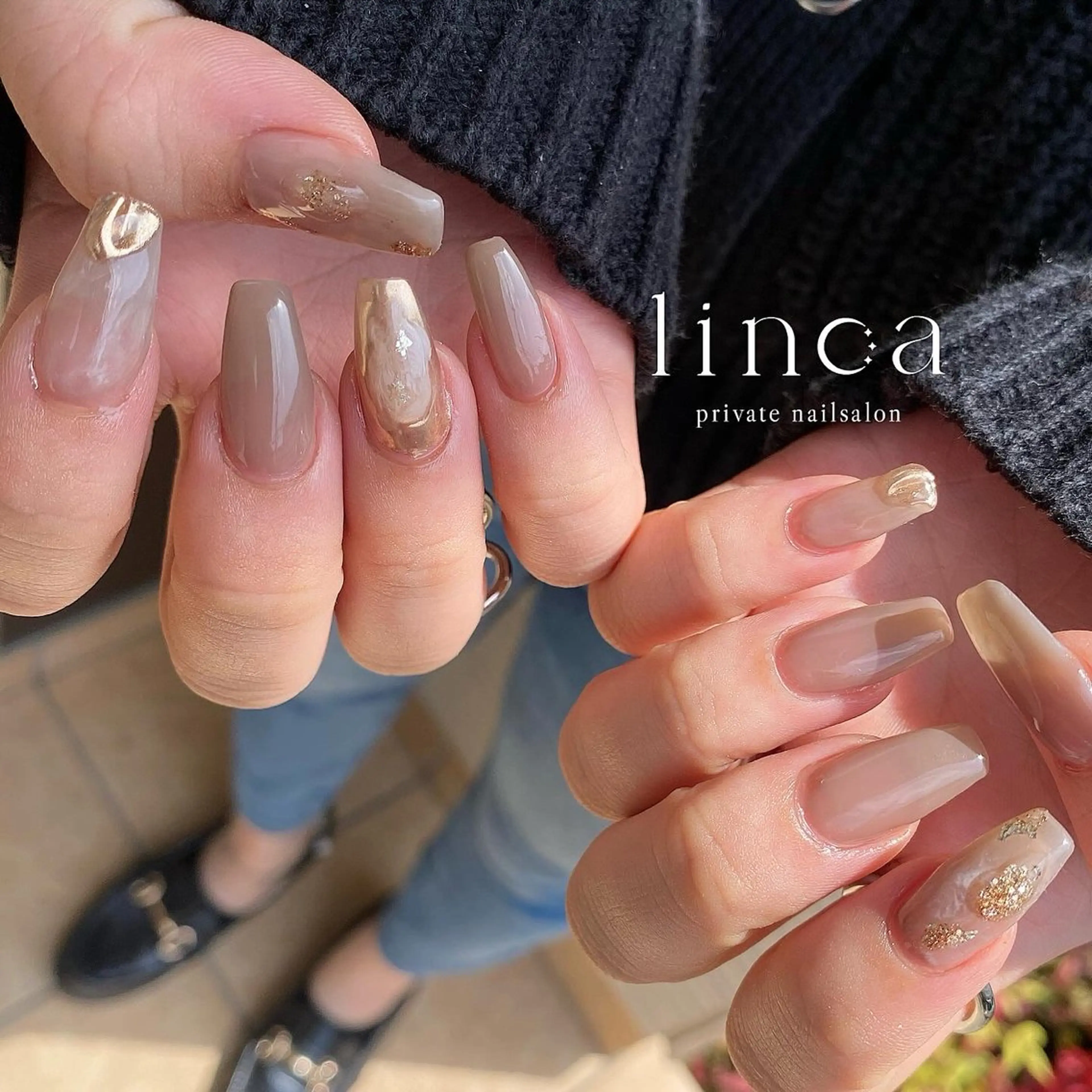 ネイル シンプルネイル ハンドネイル ハンドケア linoa nailのネイルデザイン