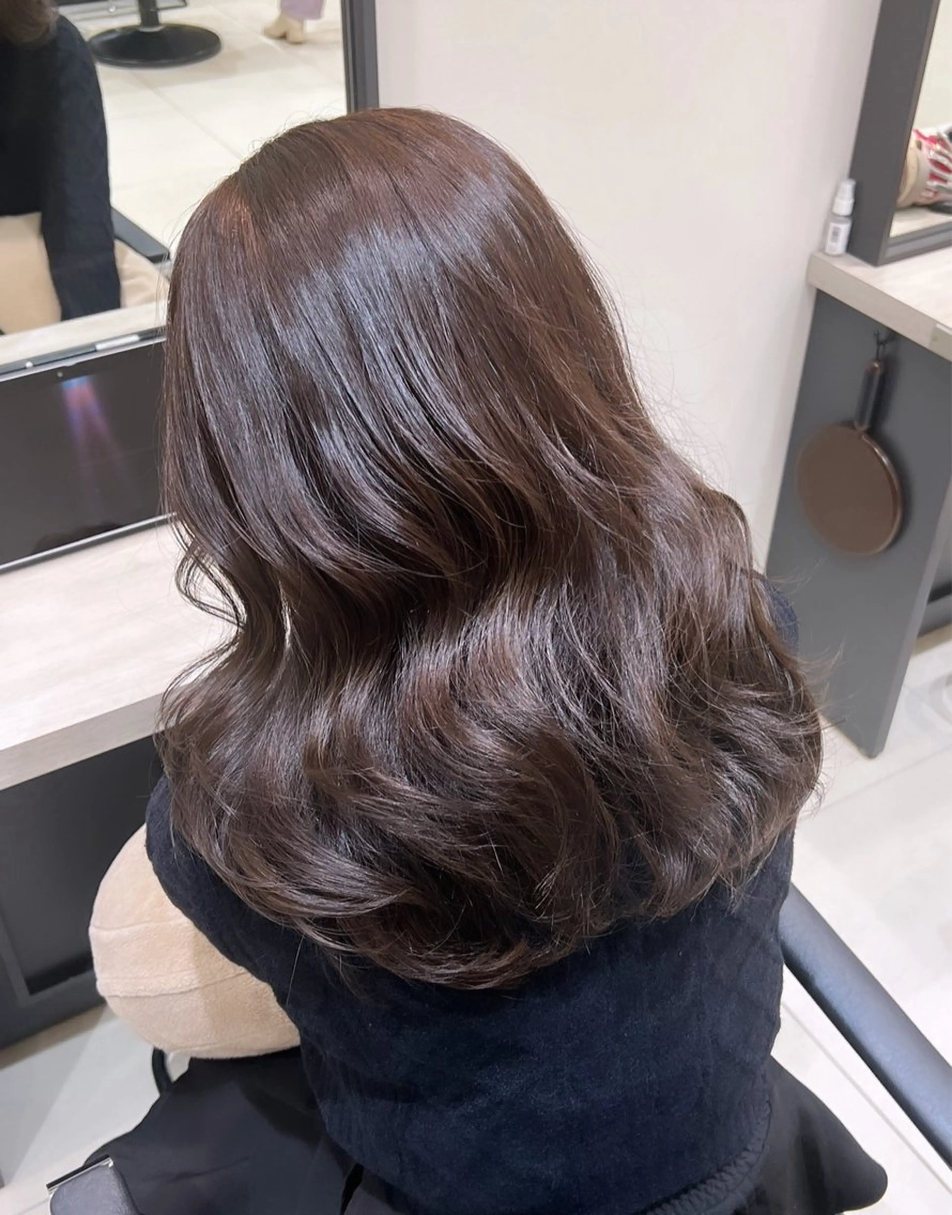 セミロング Euphoria新宿店所属・新宿/透明感カラー/ 縮毛矯正/SHOKIのヘアスタイル