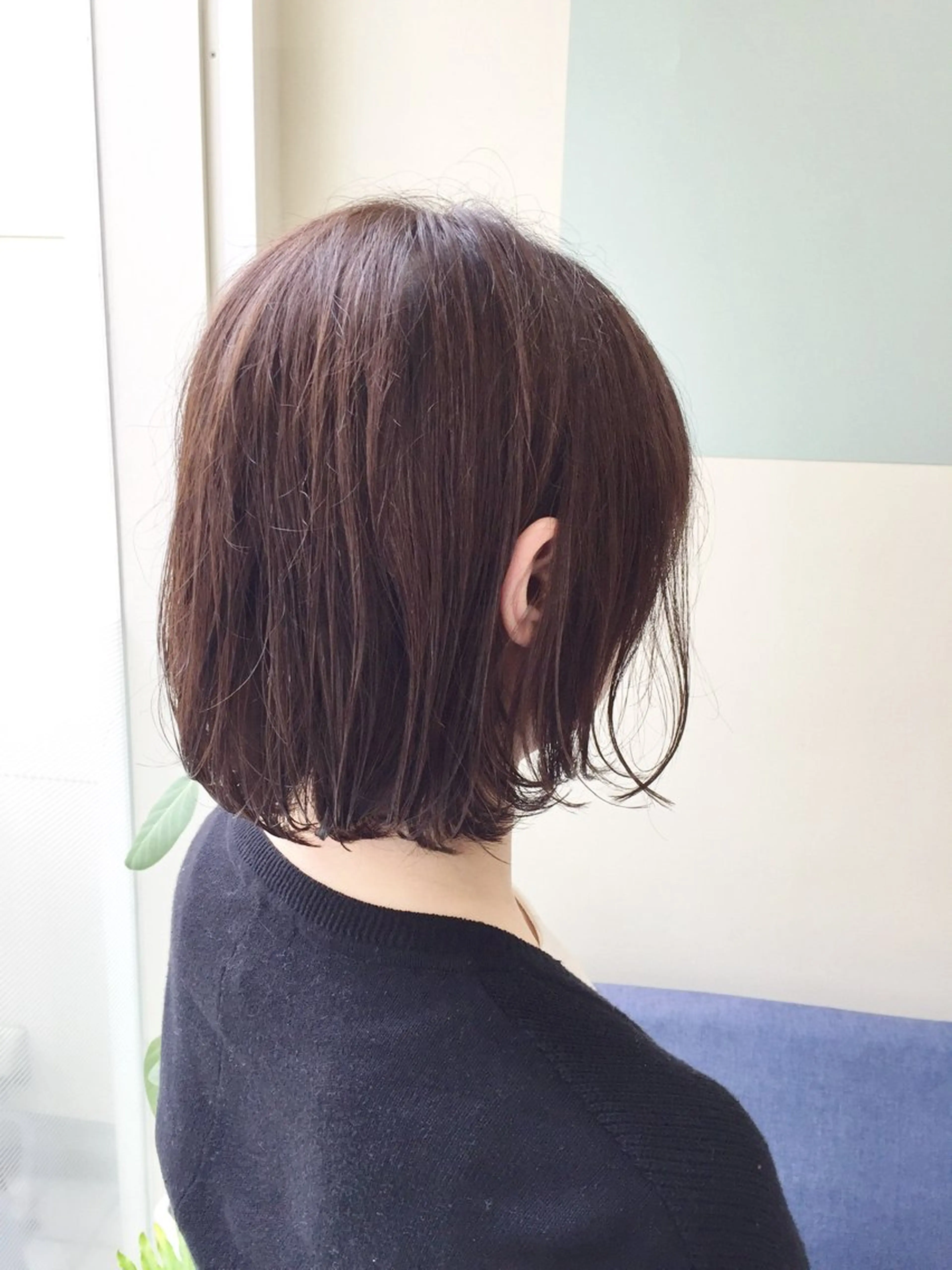 ミディアム ミディアムパーマ ボブ mateca・hair所属・林 真之介のヘアスタイル