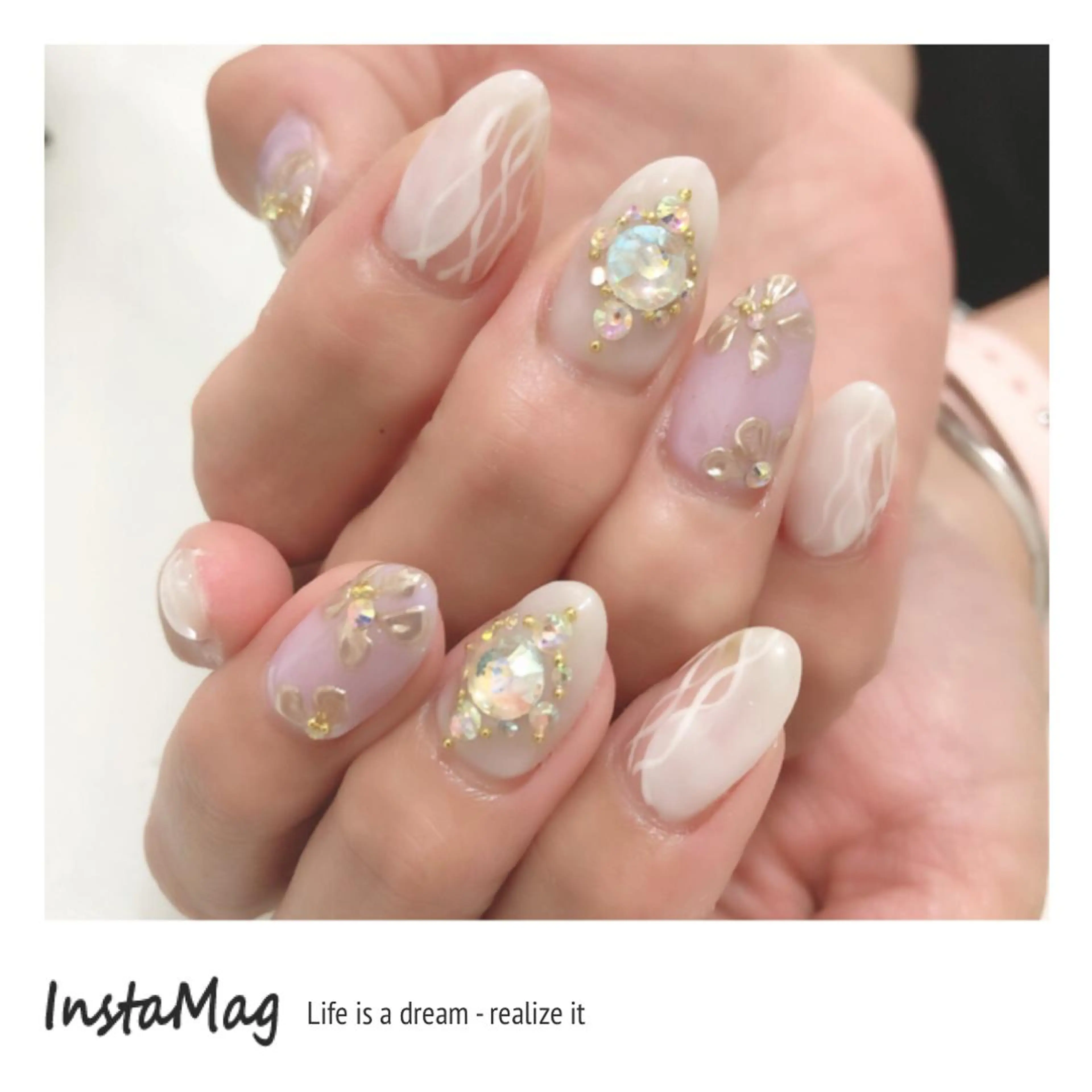 ネイル ジェルネイル ミラーネイル スカルプネイル Azulsou 廣川愛のネイルデザイン