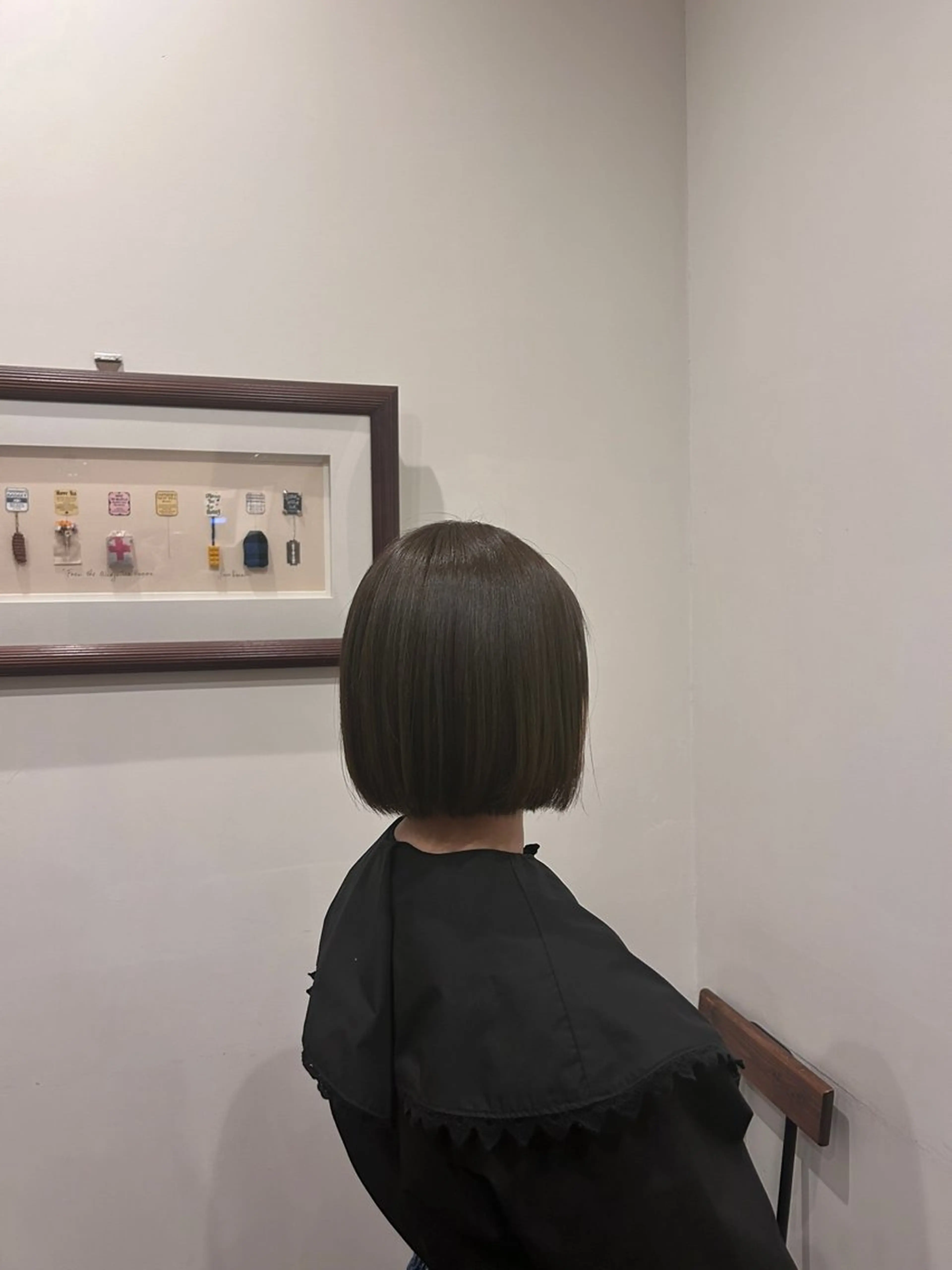 カラー ブラウンカラー 透明感カラー ヘアカラー 鈴木 琴葉のヘアスタイル