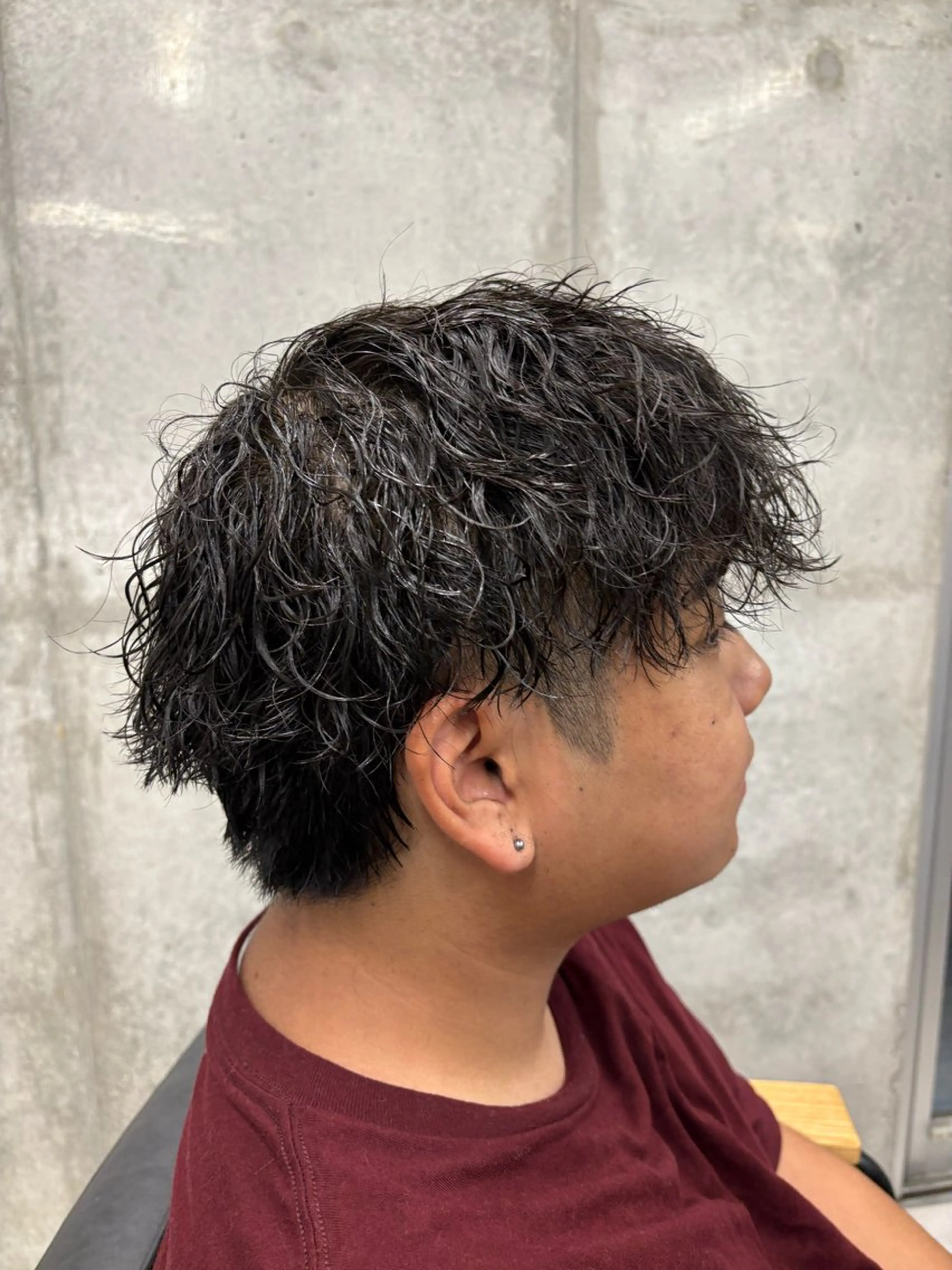 メンズパーマの写真