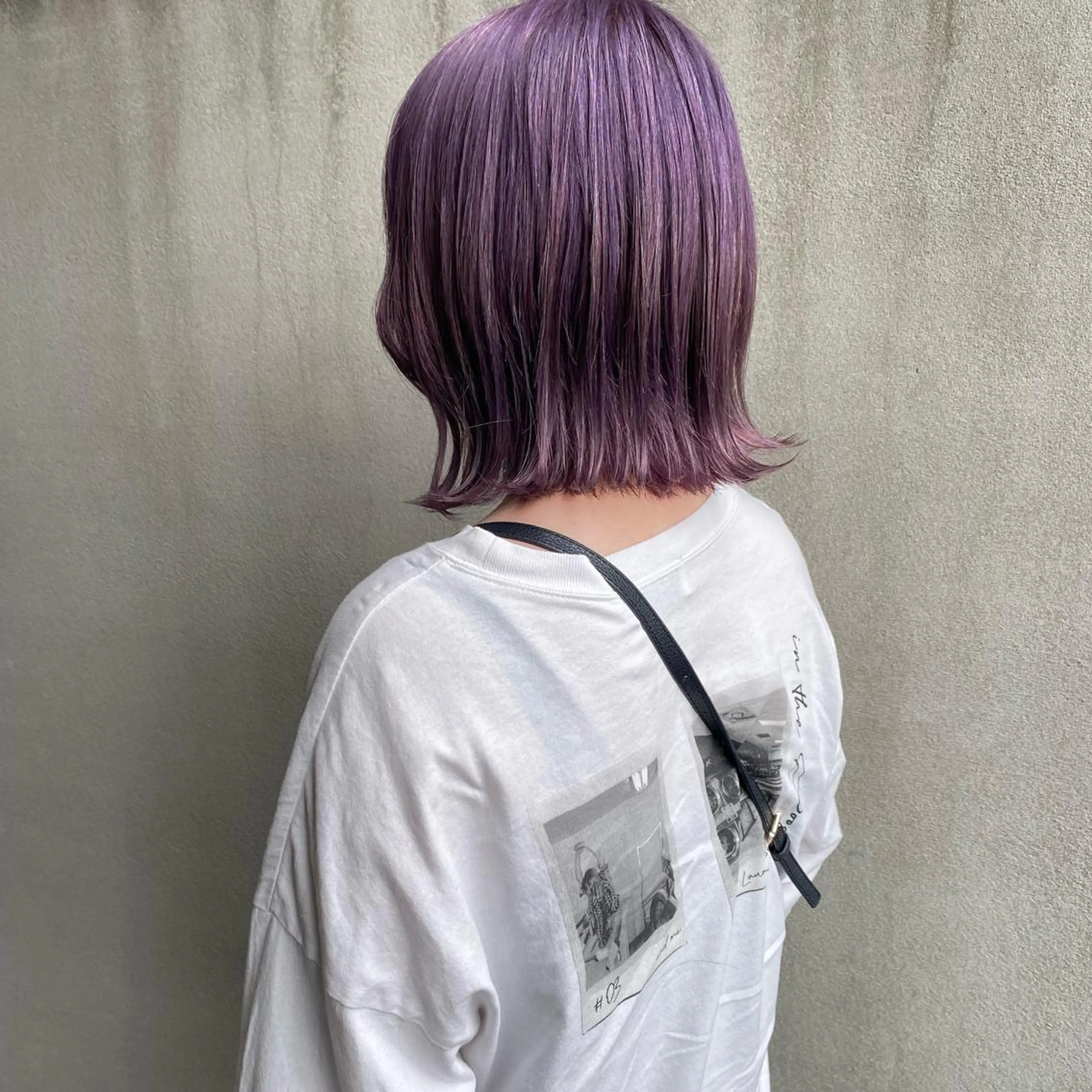 ミディアム ヘアカラー en⁺　trust所属・山口 麗音のヘアスタイル