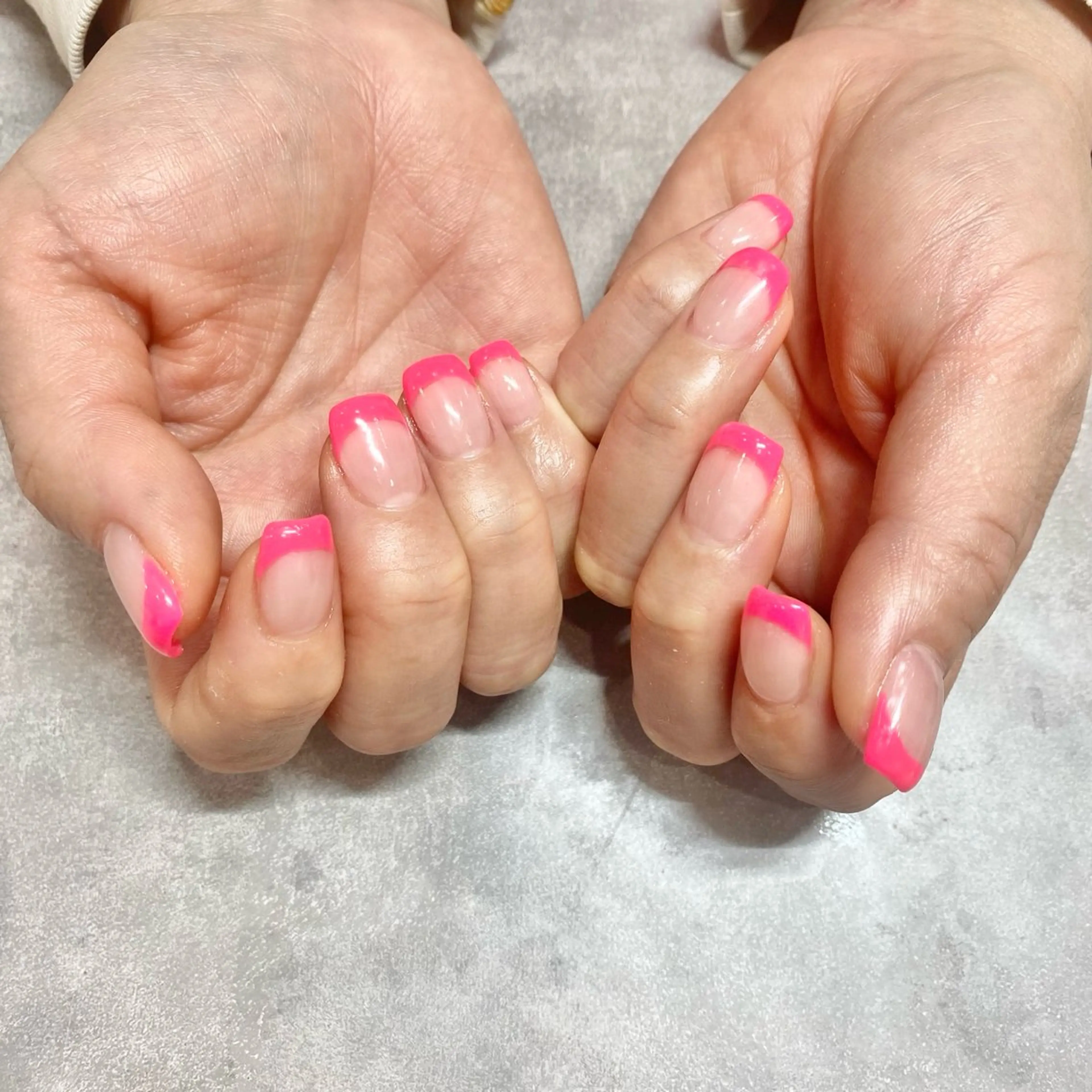 ネイル フレンチネイル ハンドネイル Pono a color所属・Pono Rinのネイルデザイン