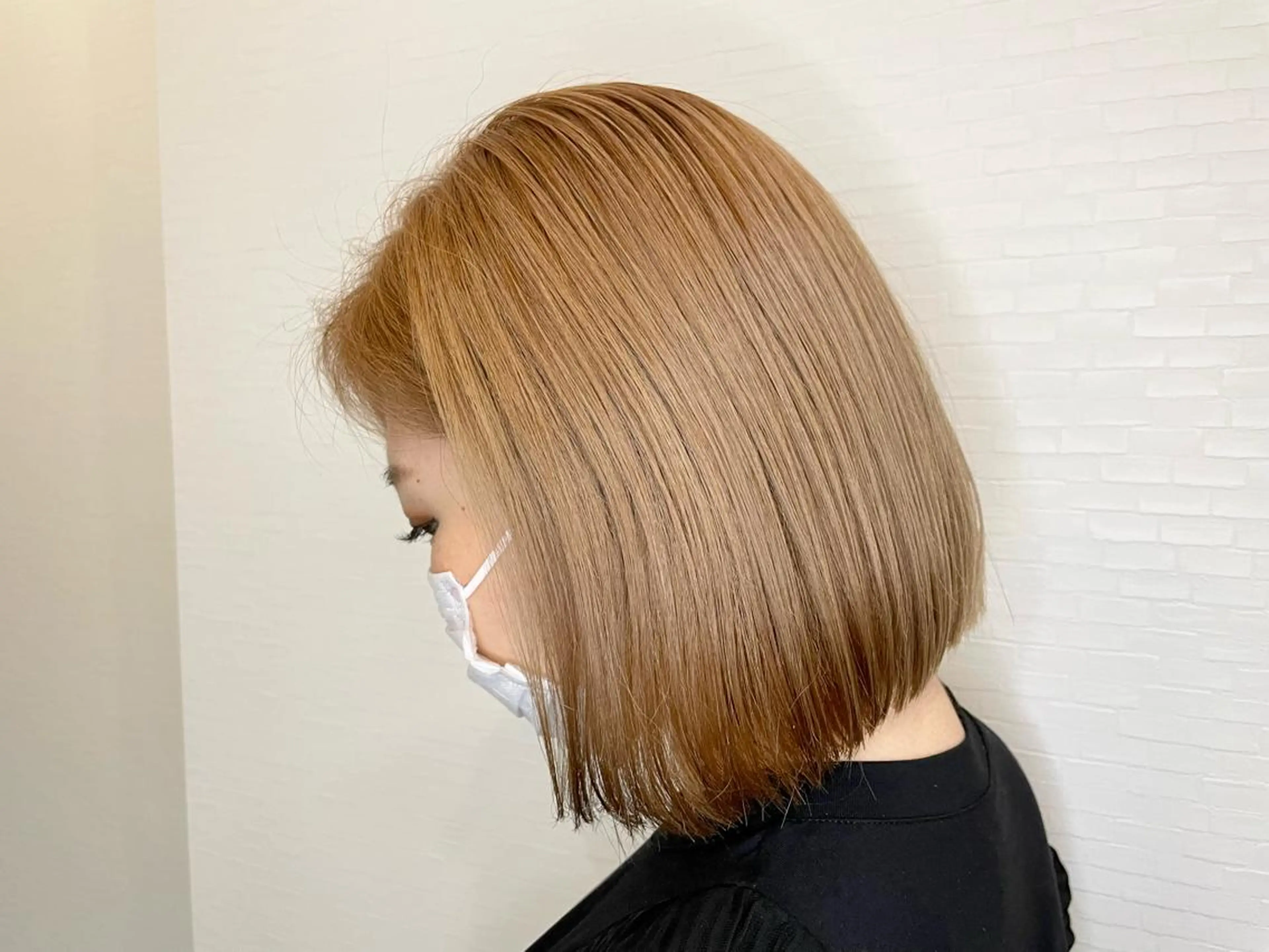 ミディアム SALOWIN心斎橋Suite店所属・ブリーチ毛にもできる 縮毛矯正|鷹司郎のヘアスタイル