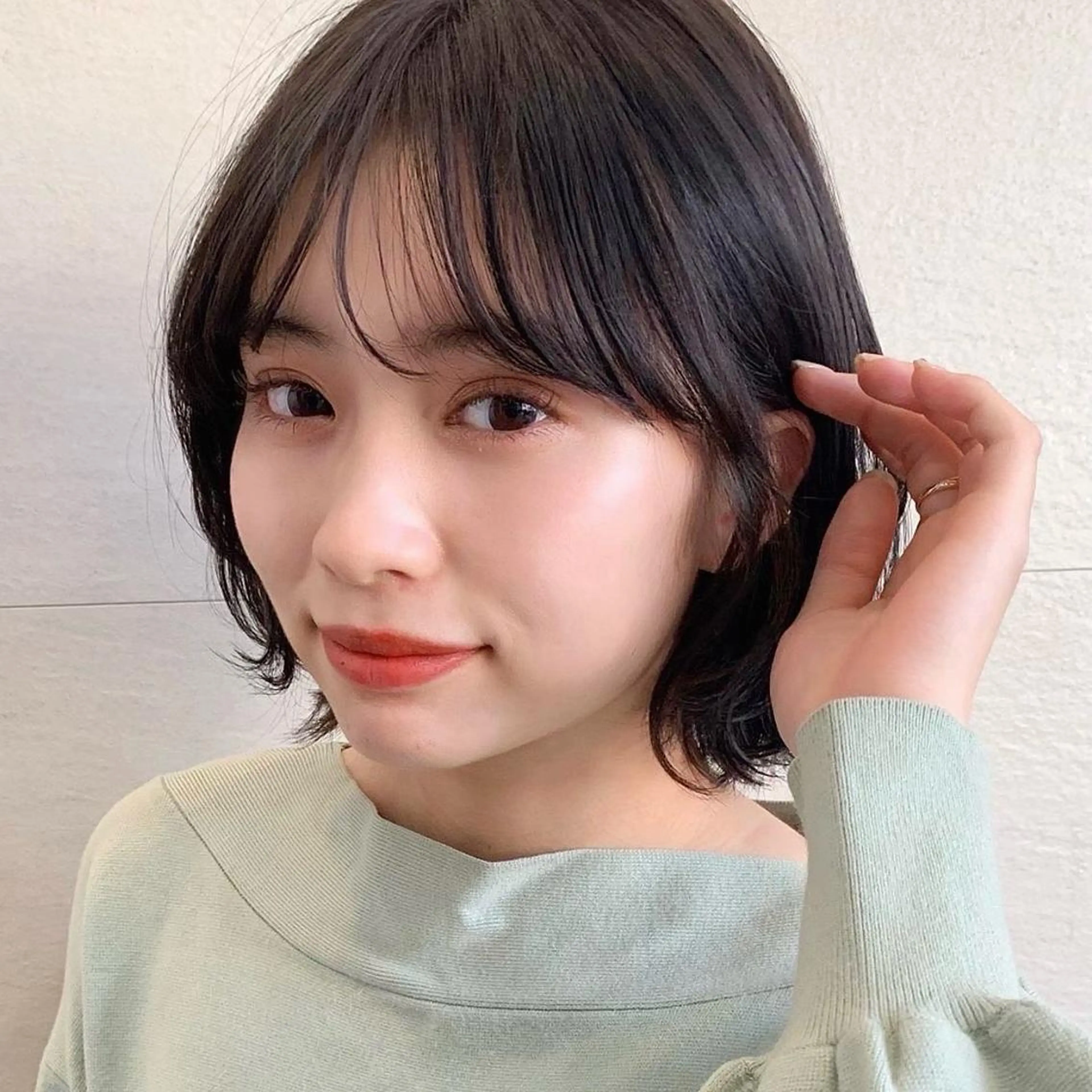 ショート カラー カット トリートメント 🌱小顔ヘア/ボブ ミディアム/双葉🌱のヘアスタイル
