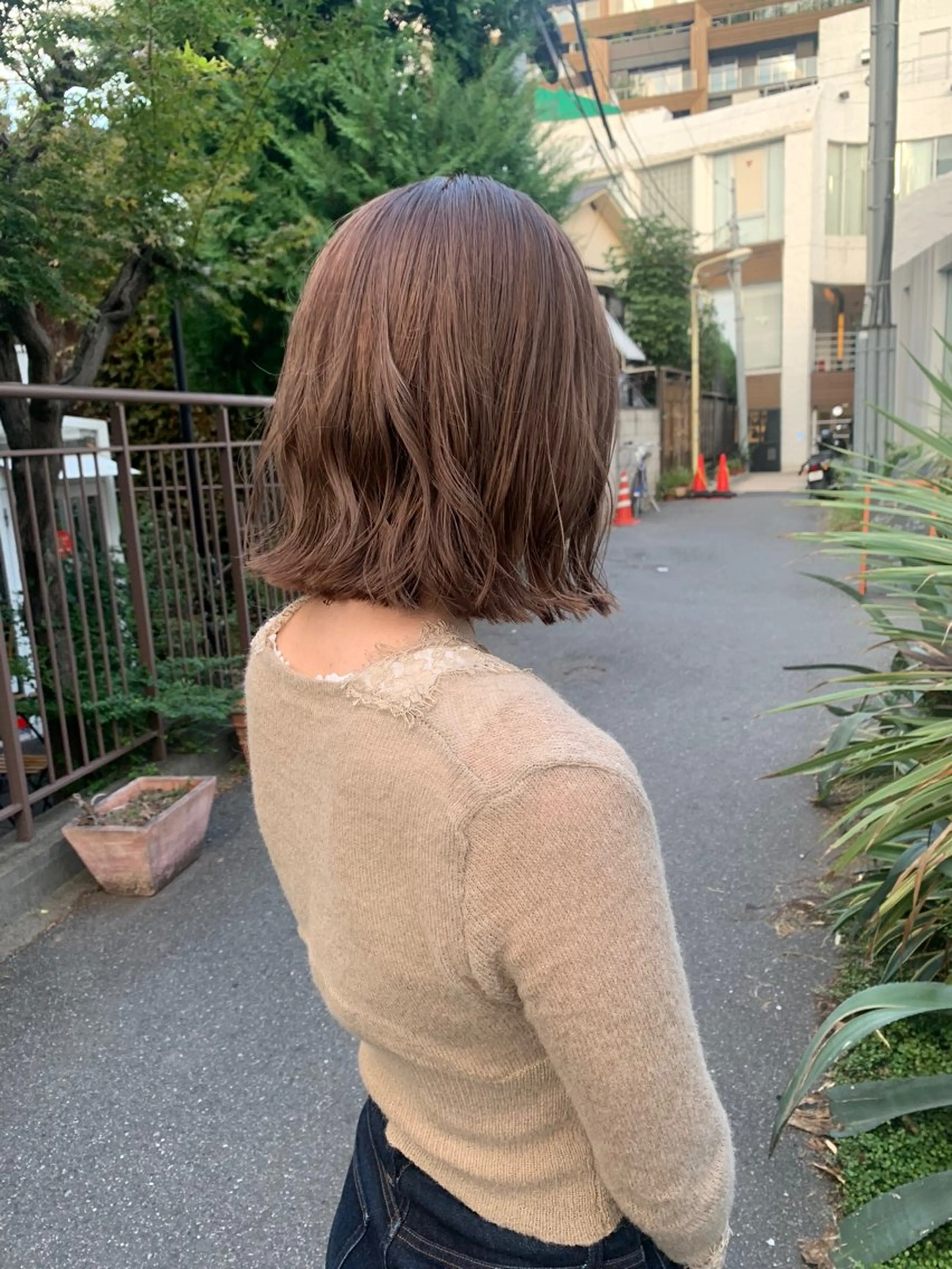 ショート ボブ カット ヘアカラー ボブ/顔まわりカット 💫大澤奈緒美のヘアスタイル