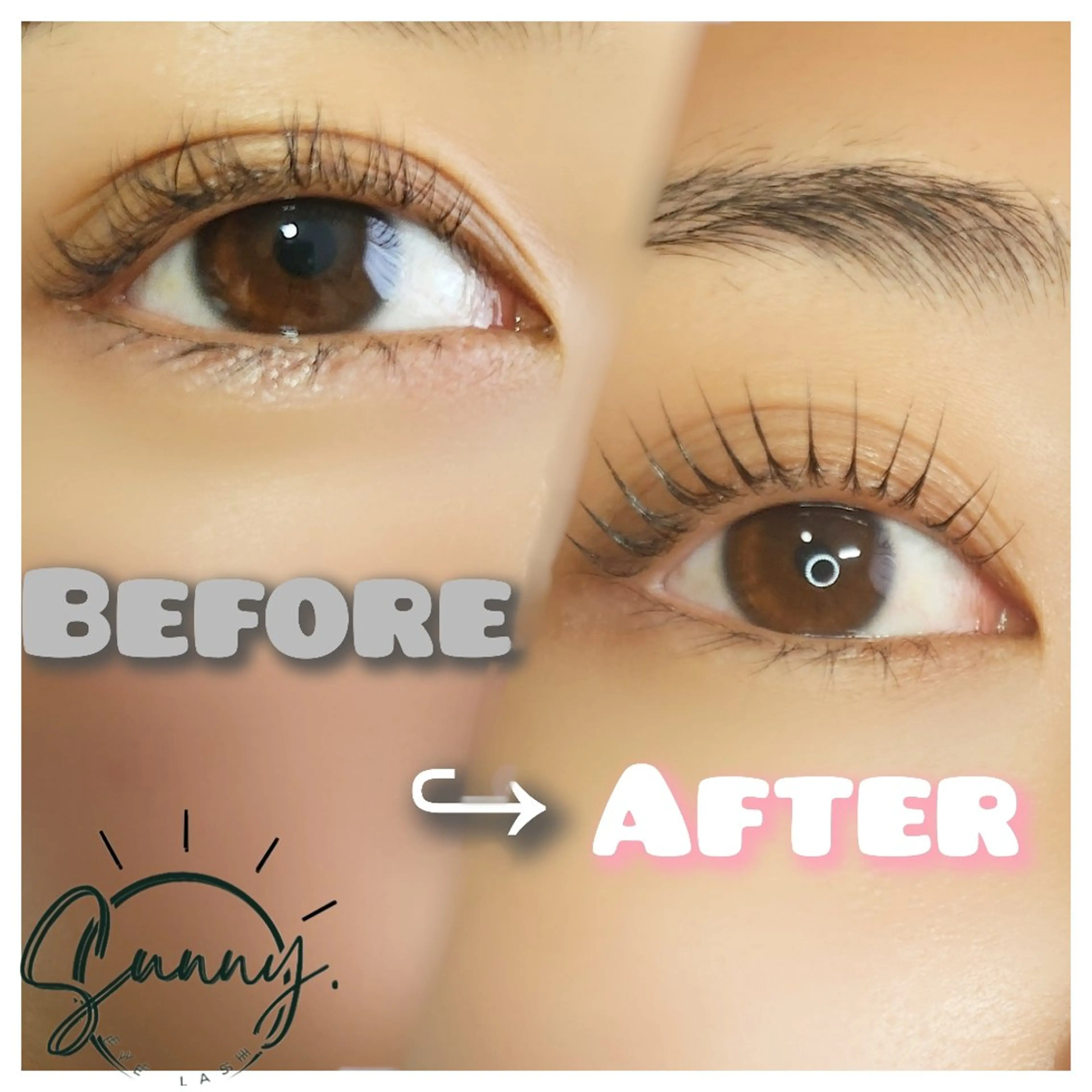 マツエク・マツパ 一重×まつ毛パーマ eyelash salon.SUNNY.所属・SUNNY.☀ RENAのマツエク・マツパデザイン