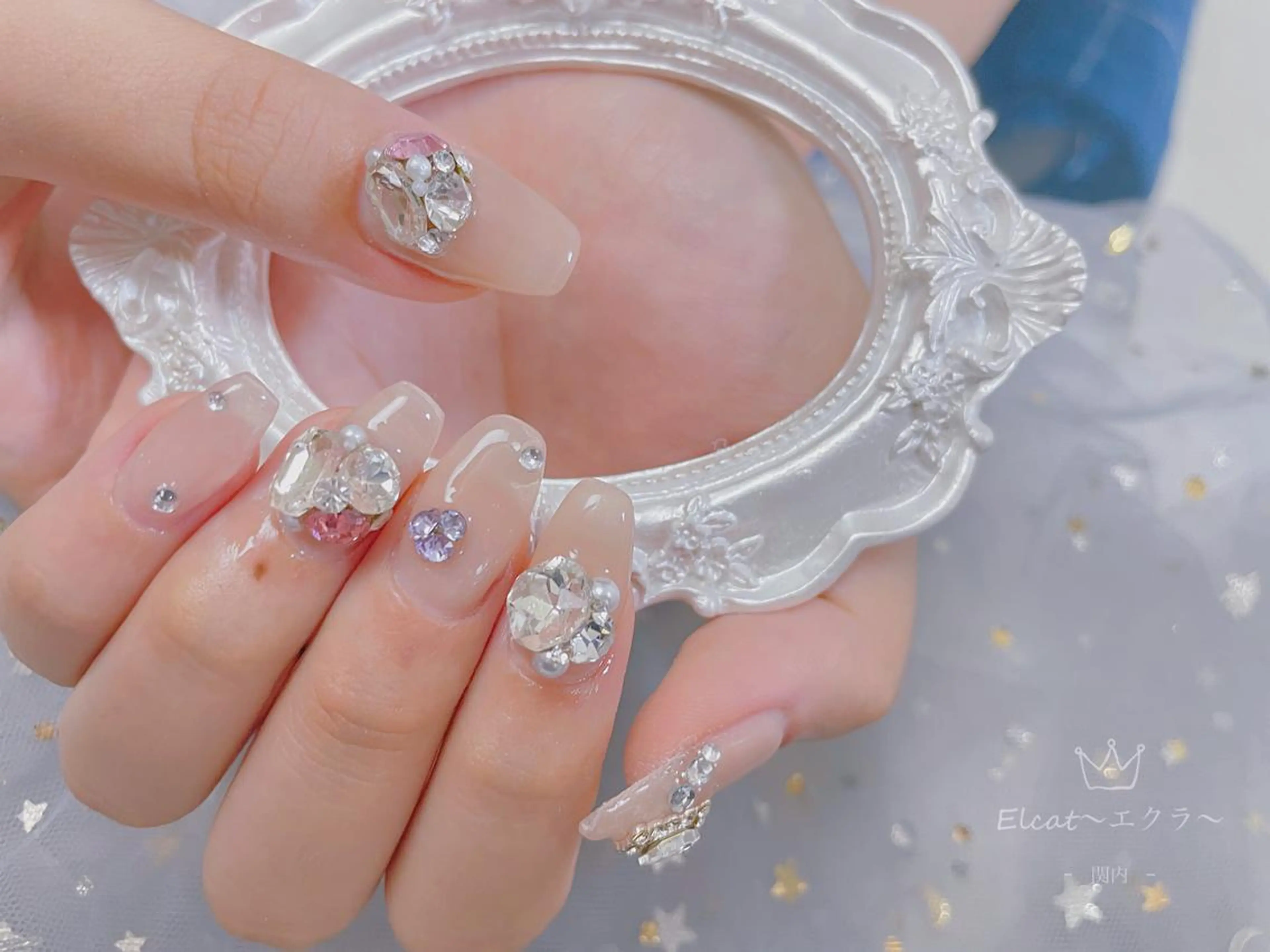 ネイル ハンドネイル ネイルサロンエクラ 🫧Shizukaのネイルデザイン