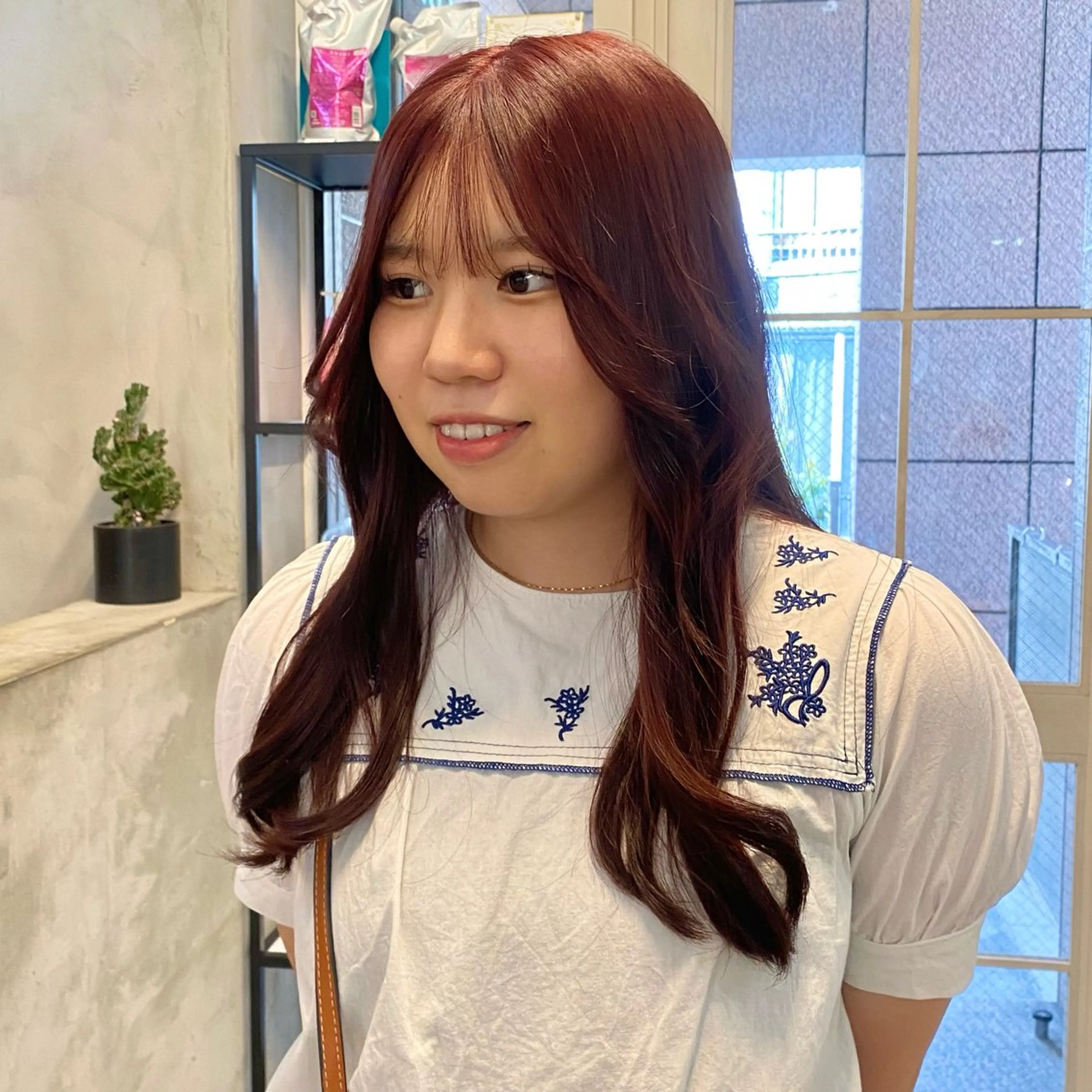 ロング カラー ヘアカラー トリートメント noa/ 渋谷のヘアスタイル