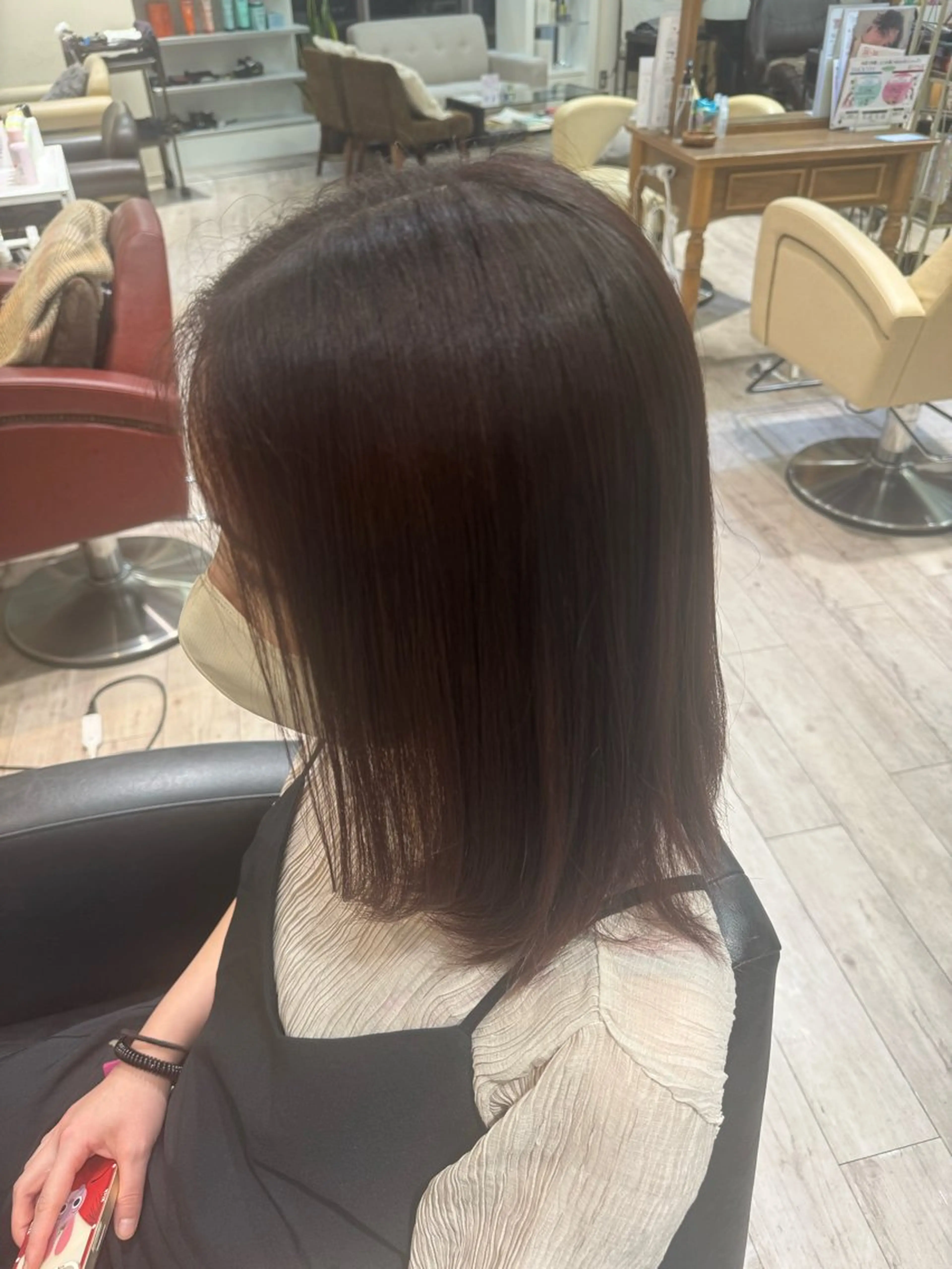 ミディアム カラー 豊田 さくらのヘアスタイル