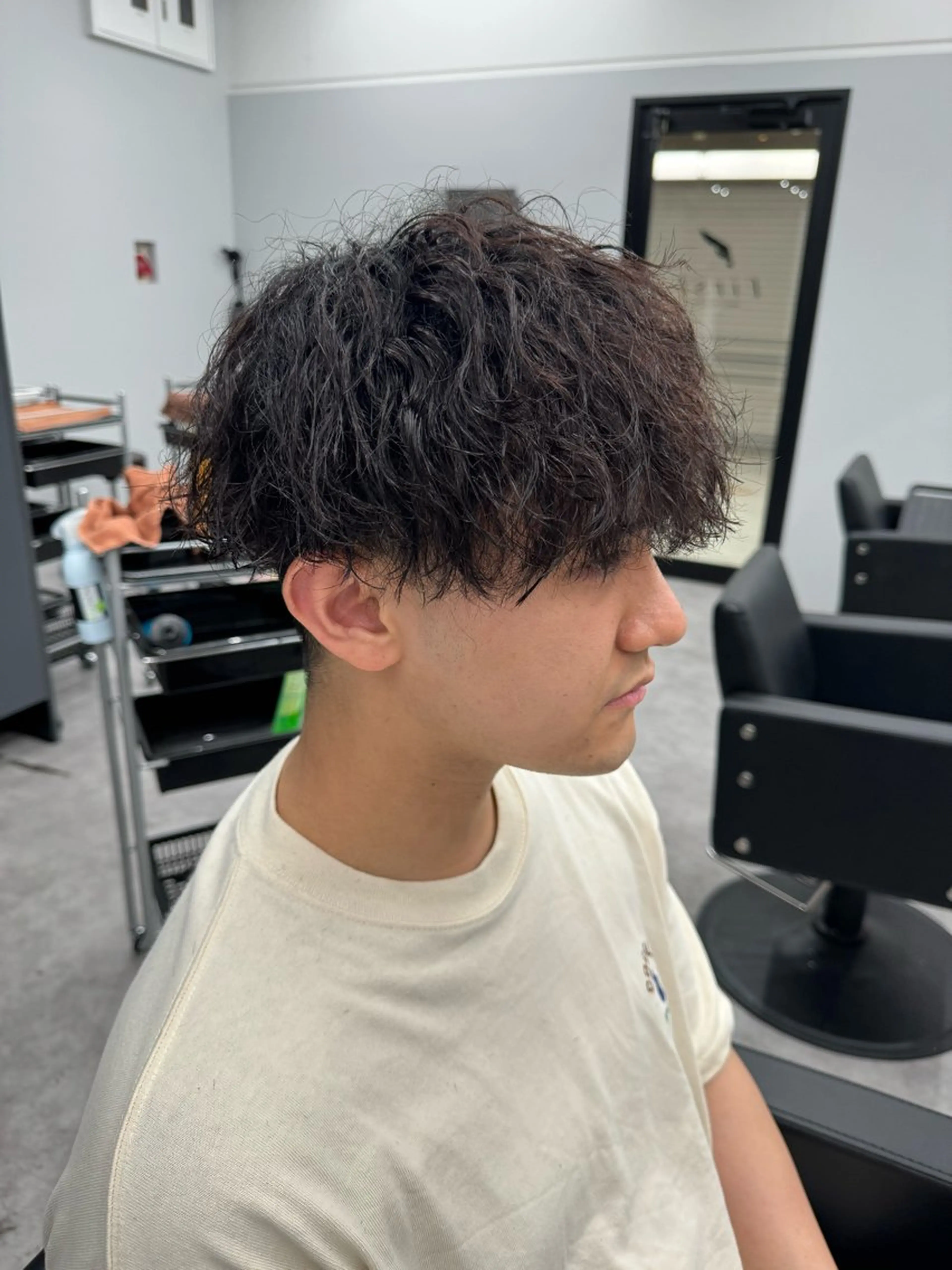 ショート パーマ メンズ Men's専門✂︎ 増田　正義のヘアスタイル