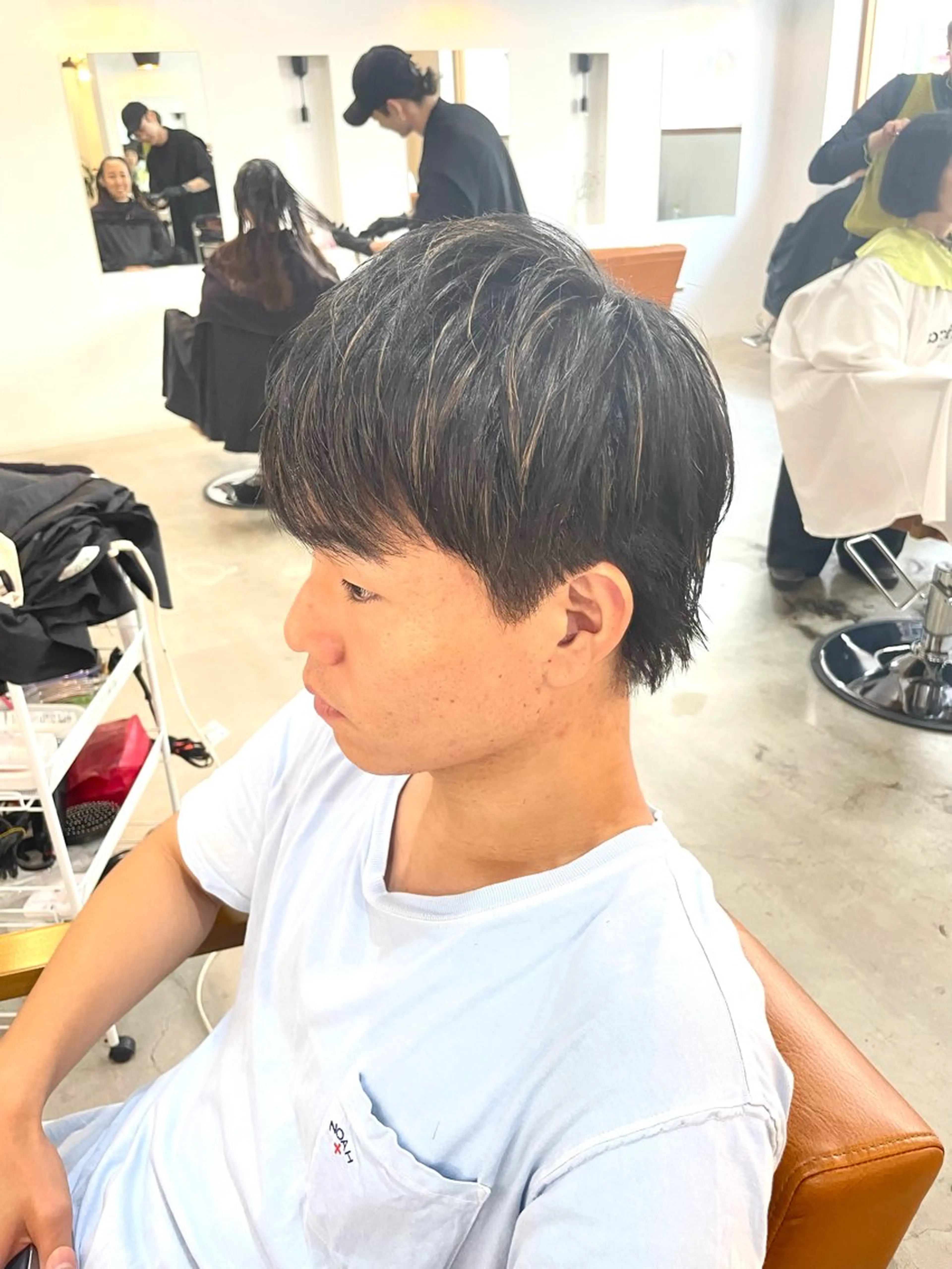 ショート カラー メンズ sweetroom所属・❄️髪質改善/透明感 カラー/平塚/サトウのヘアスタイル