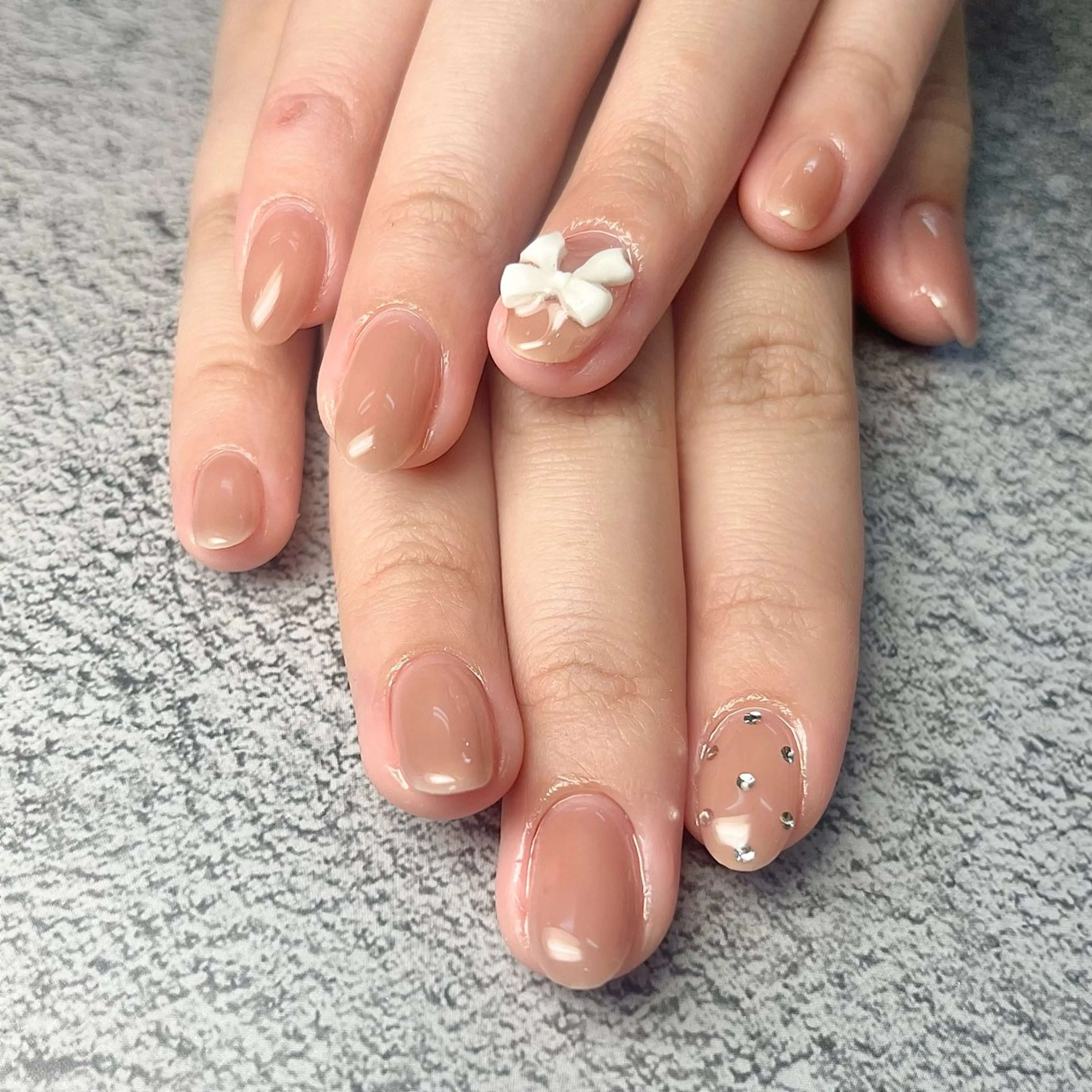 ネイル ハンドネイル Queen nail 北堀江 ASUKAのネイルデザイン