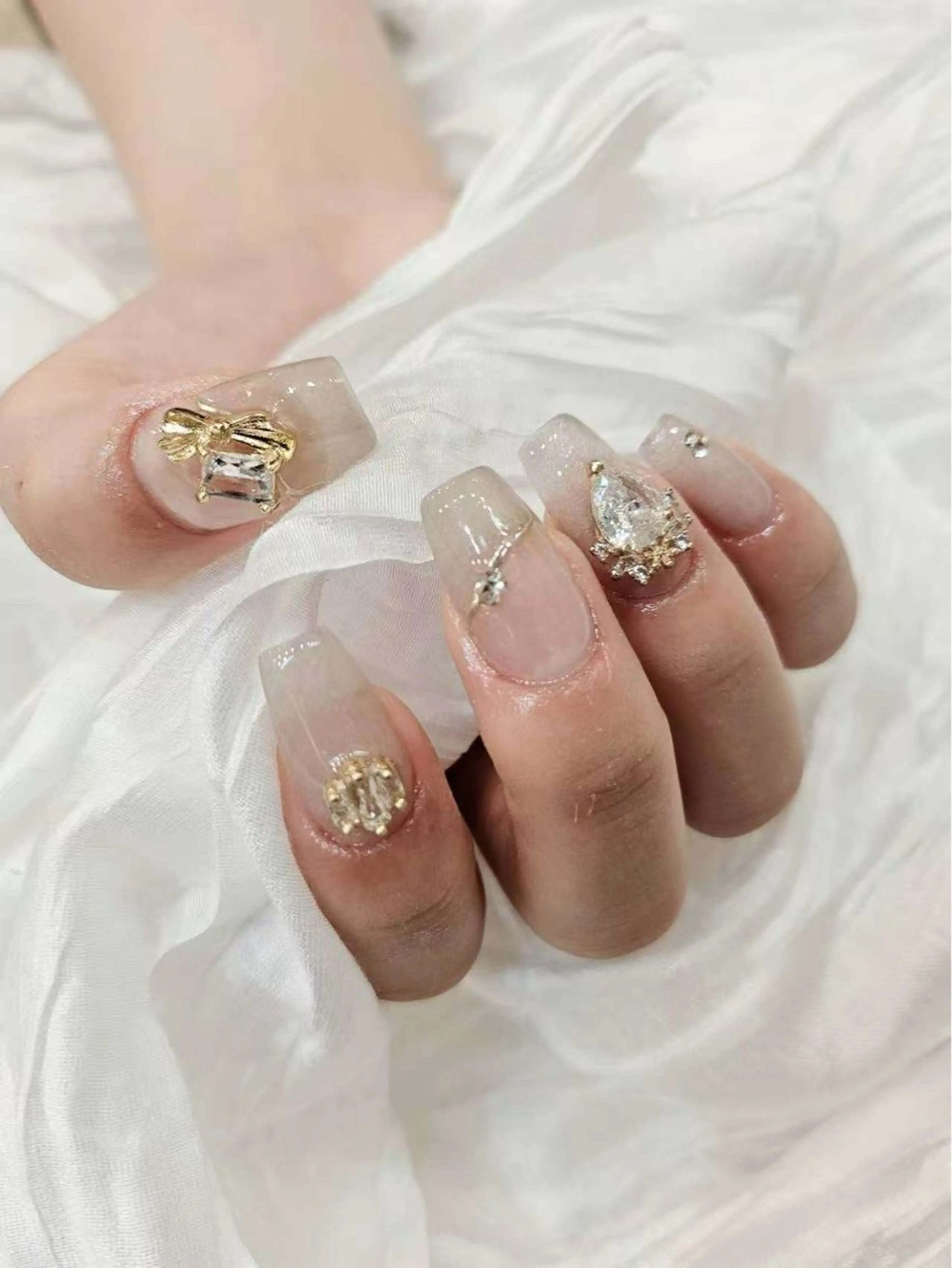 ネイル アートネイル フットネイル ジェルネイル ハート マグネットネイル My nail所属・babarla Nailのネイルデザイン