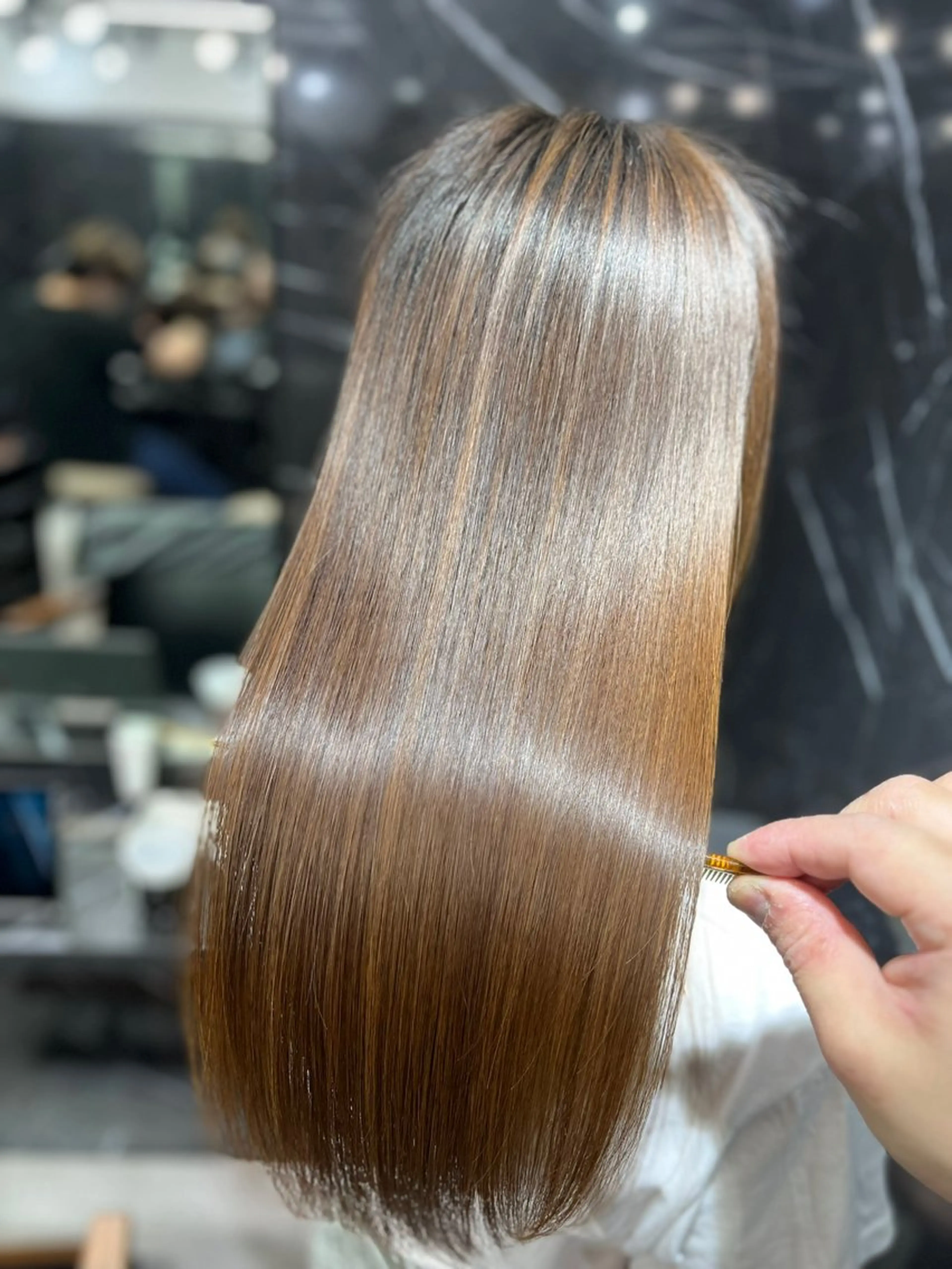 ロング くせ毛 SALOWIN神戸三宮Suite店所属・神戸本格派髪質改善 /MITSUKIのヘアスタイル
