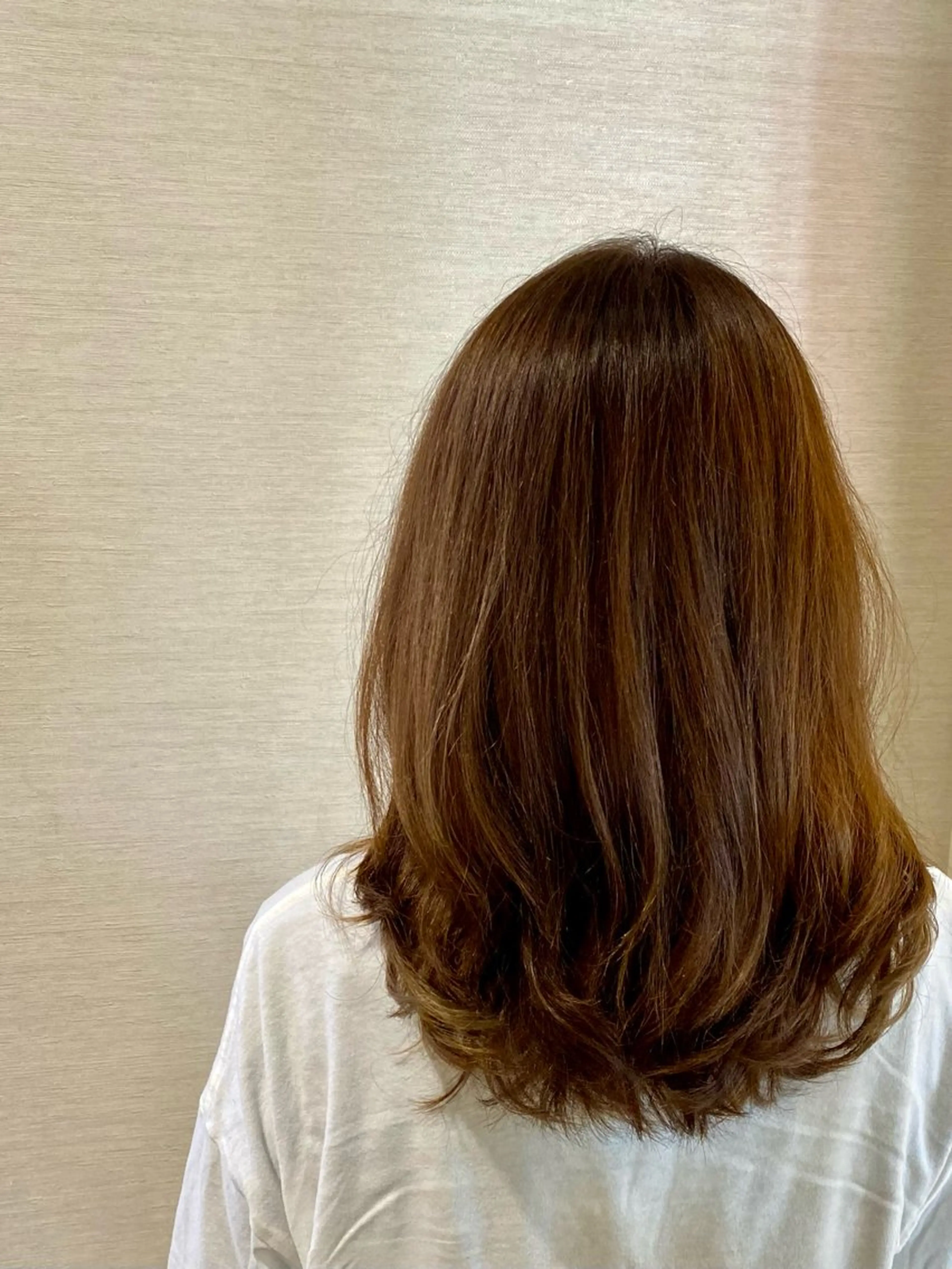 セミロング パーマ 縮毛矯正 カット パーマ 縮毛矯正 坂本 裕樹のヘアスタイル