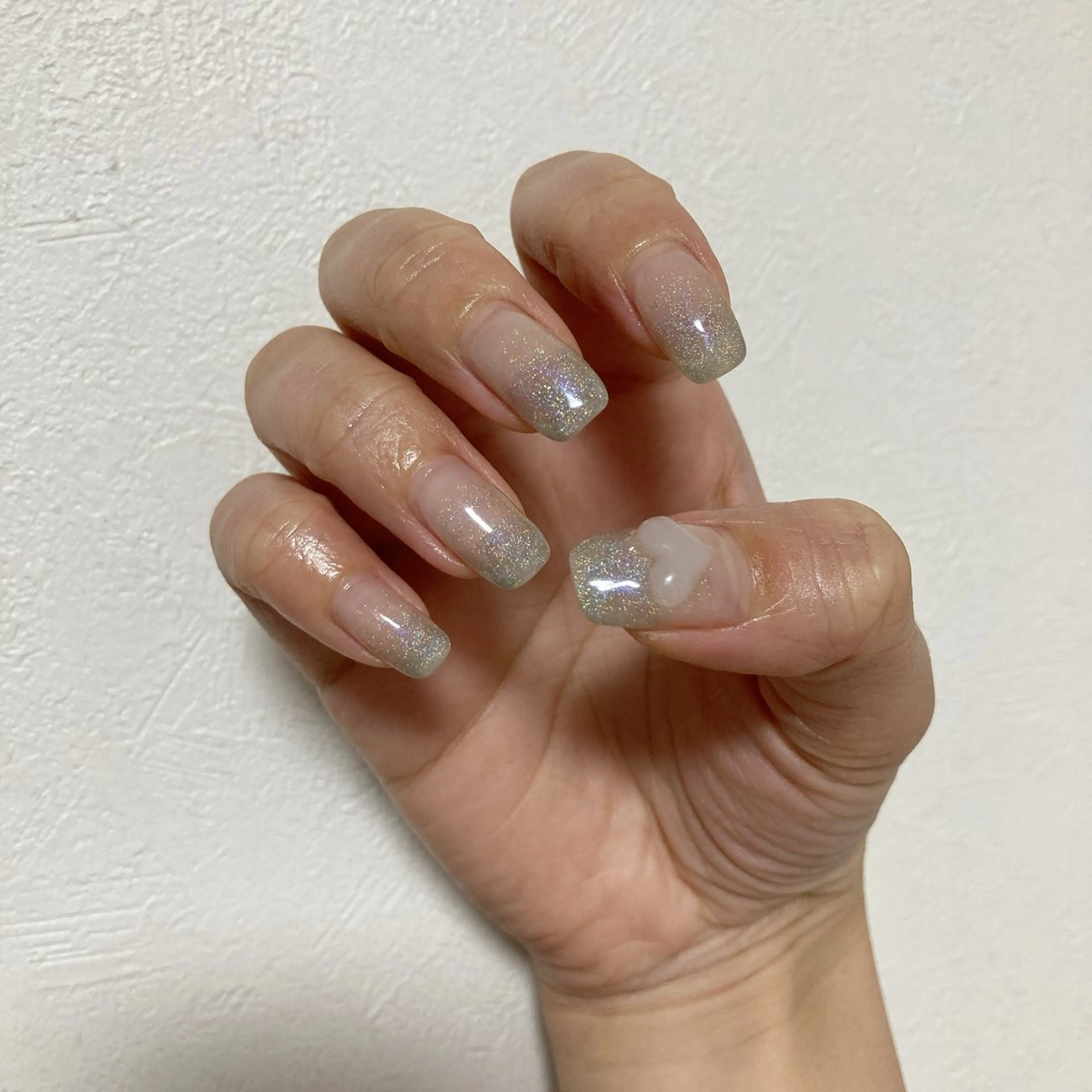 ネイル アートネイル ハート ストーンネイル ハンドネイル Mahalo Nailのネイルデザイン